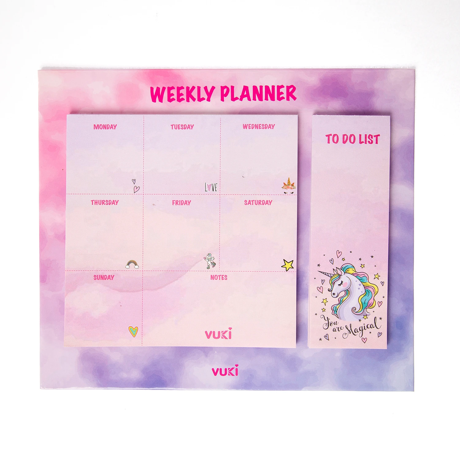 VUKİ - HAFTALIK PLANLAYICI BÜYÜK (UNICORN)-1/S
