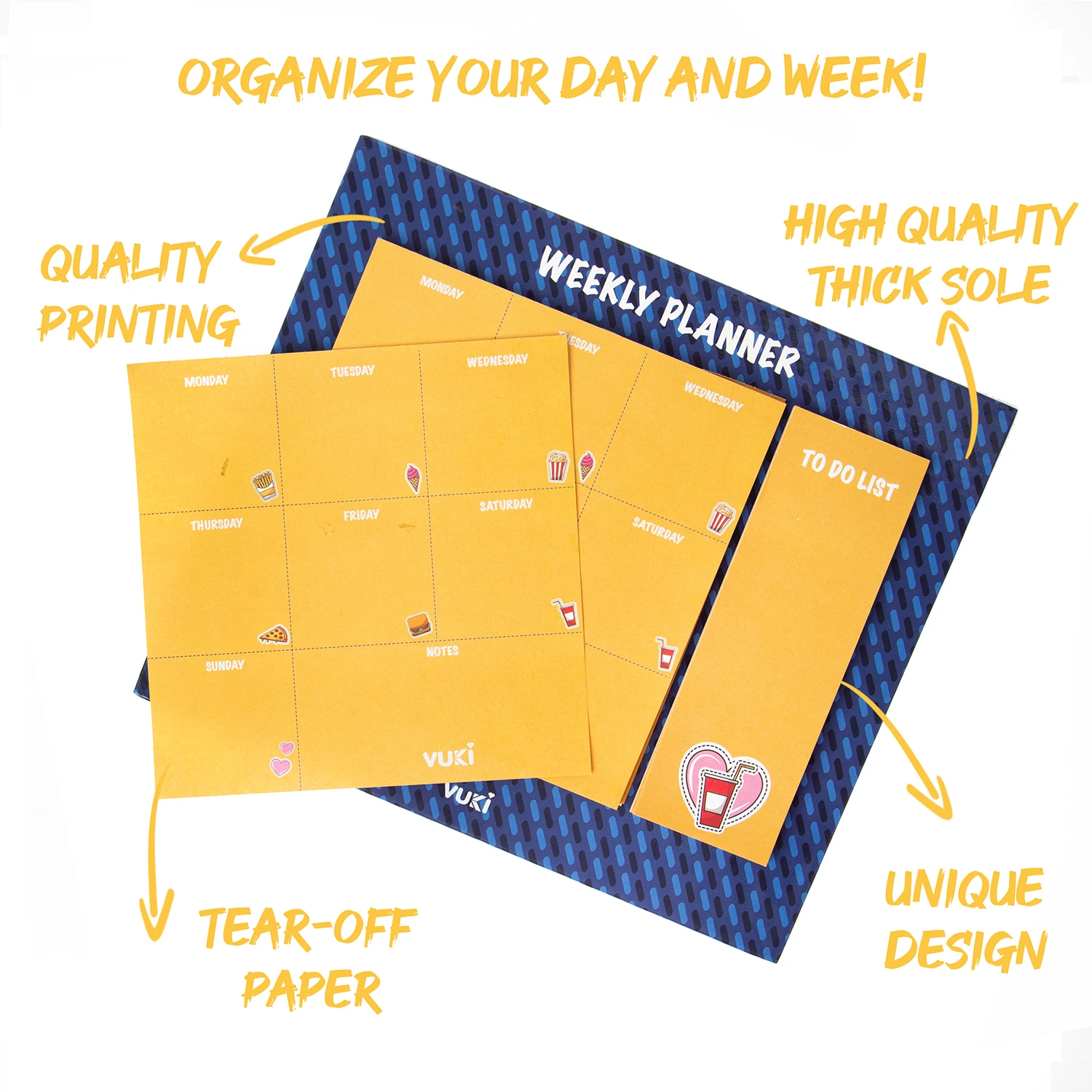 VUKİ - HAFTALIK PLANLAYICI BÜYÜK (FAST FOOD)-1/S