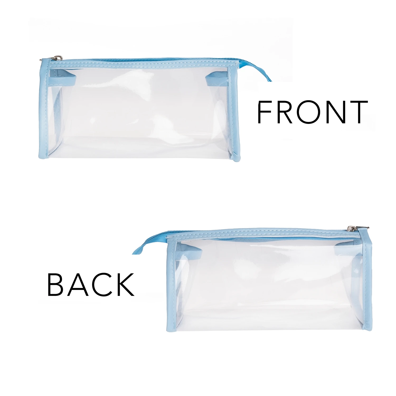 VUKİ - ÜÇGEN DERİ+PVC ÇANTA K. KUTU (MAVİ)-1/S