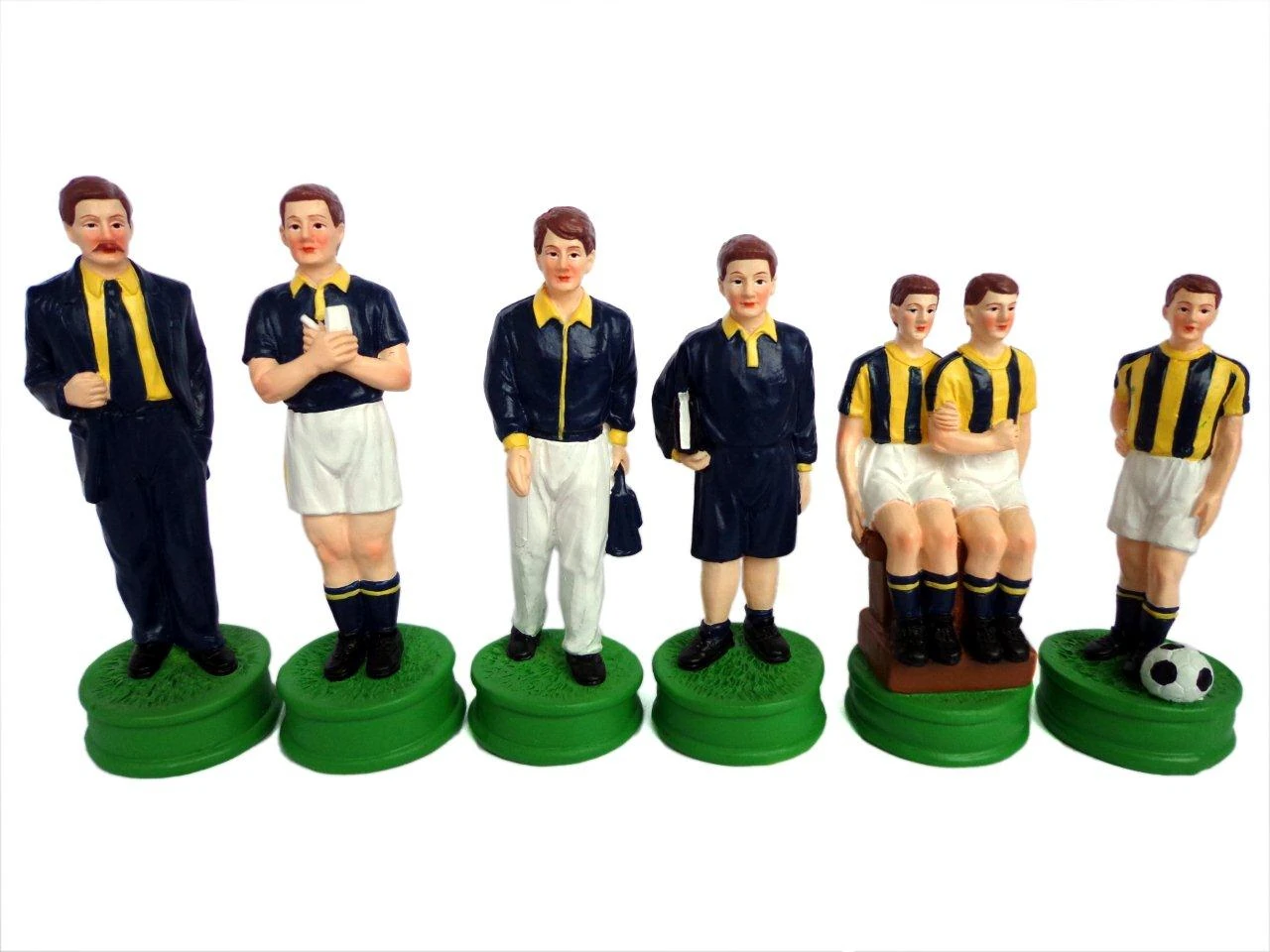 FUTBOL-3-(SARI & LACİVERT)SATRANÇ SETİ