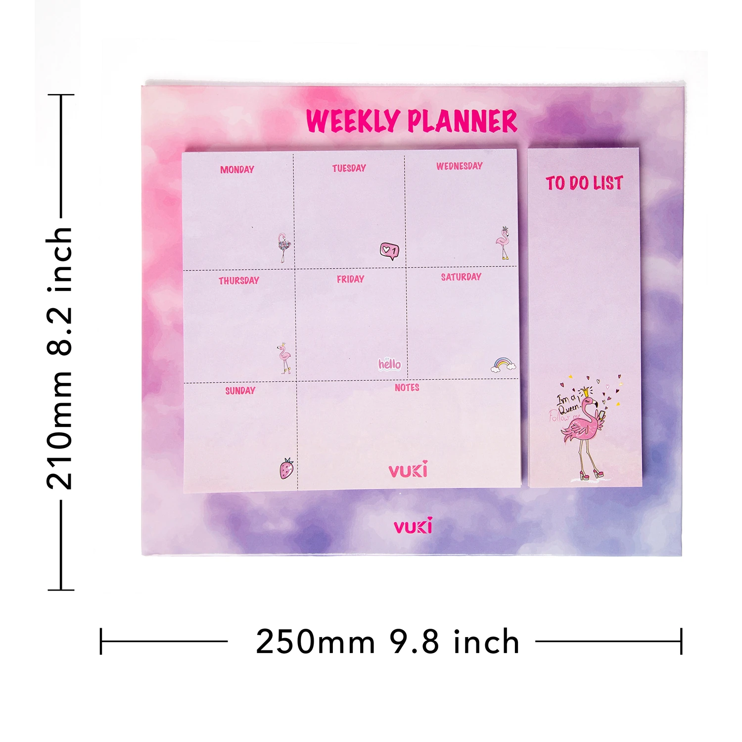 VUKİ - HAFTALIK PLANLAYICI BÜYÜK (FLAMINGO)-1/S