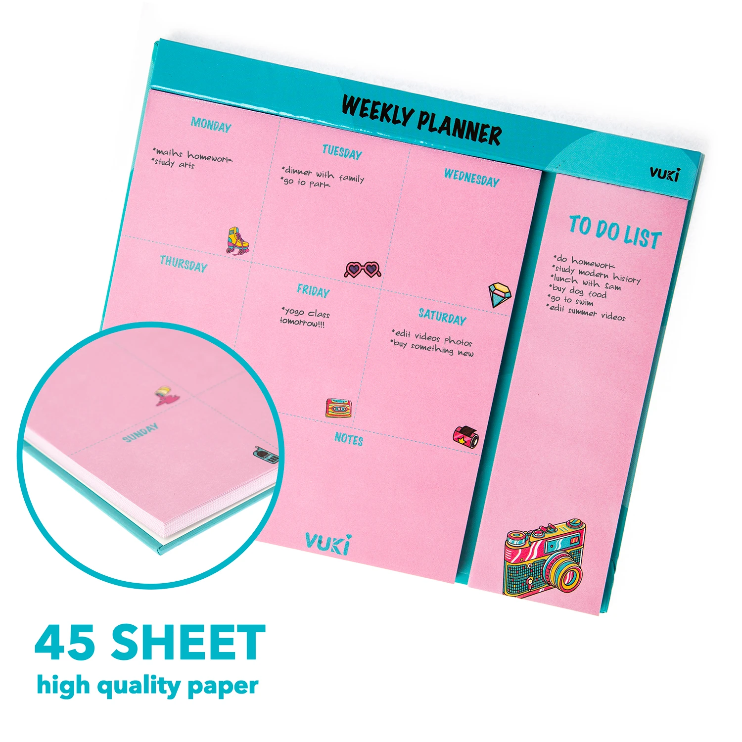 VUKİ - HAFTALIK PLANLAYICI ORTA (RETRO)-1/S