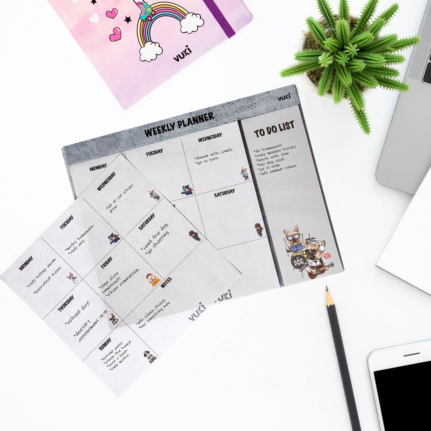 VUKİ - HAFTALIK PLANLAYICI ORTA (KÖPEK)-1/S