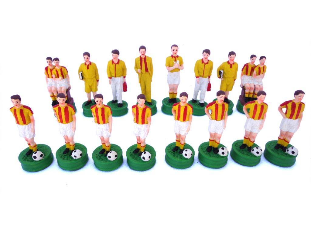 FUTBOL-6-(KIRMIZI & SARI)-SATRANÇ SETİ