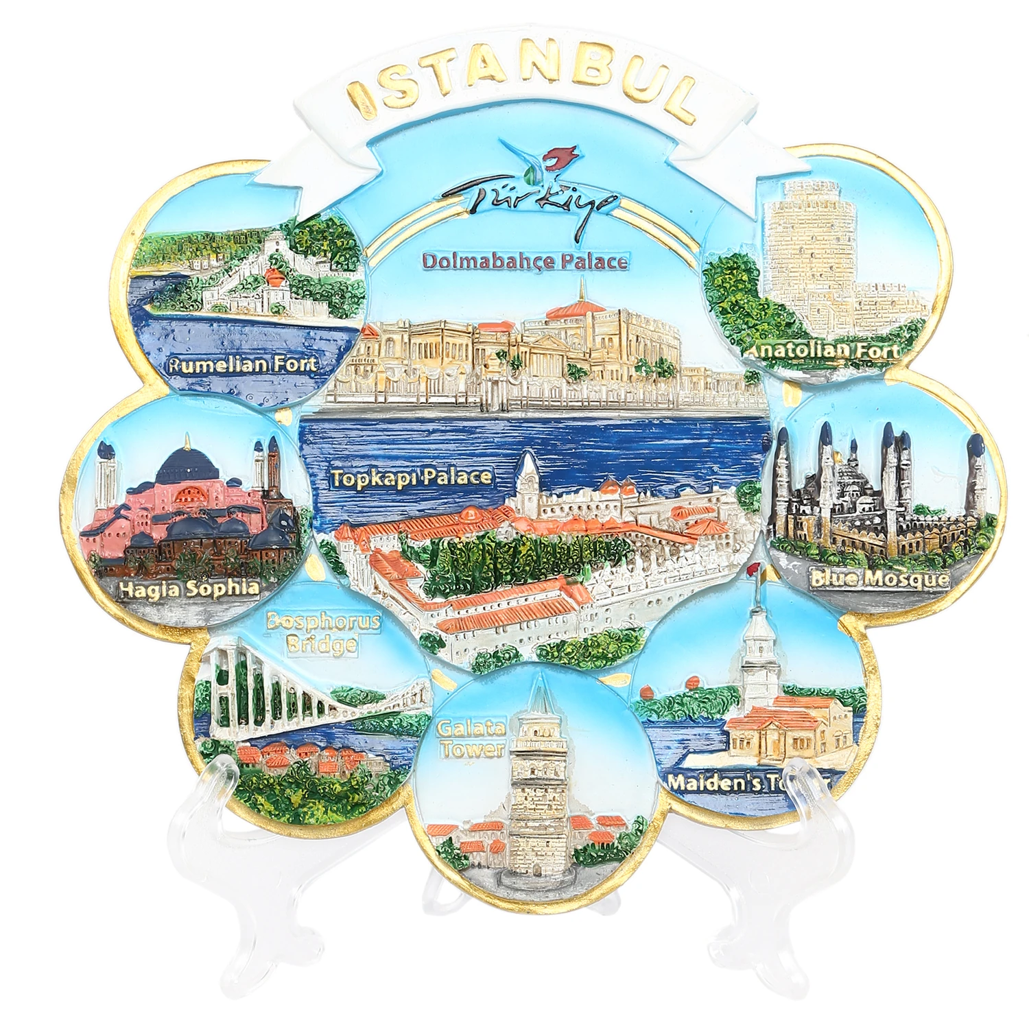 20 CM.KARIIK TABAK-SARAYLAR-S/1