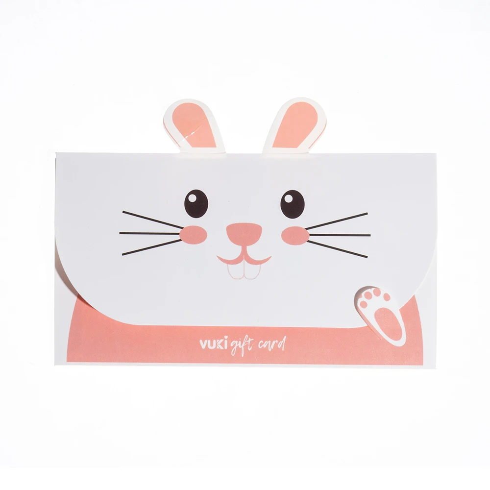 VUKİ - ŞEKİLLİ HEDİYE KARTI (HAYVANLAR)-6/S