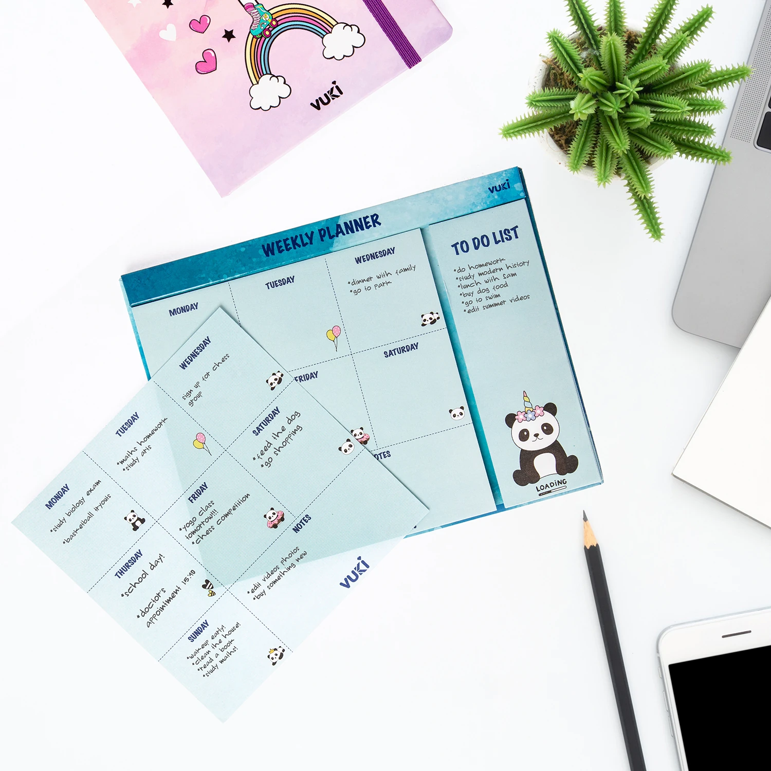 VUKİ - HAFTALIK PLANLAYICI ORTA (PANDA)-1/S