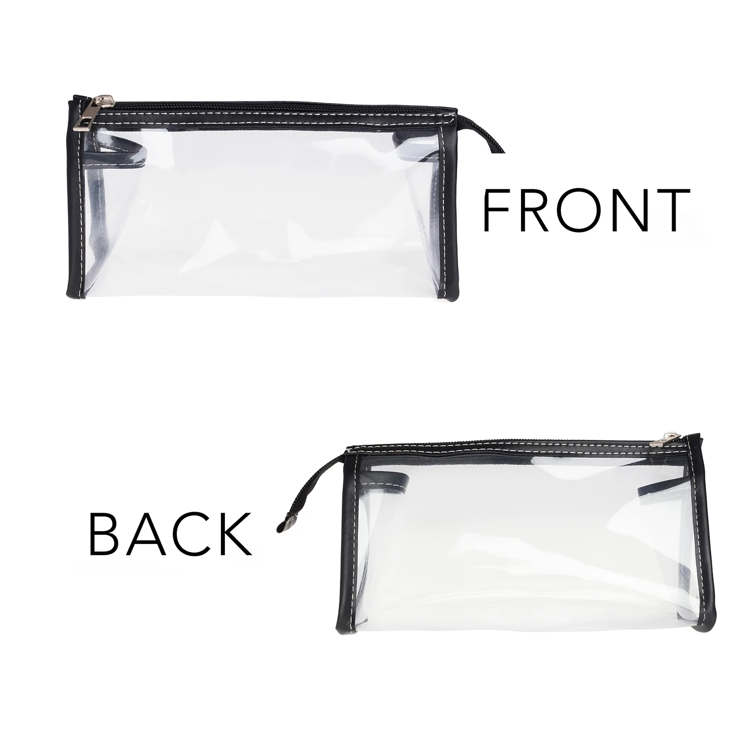 VUKİ - ÜÇGEN DERİ+PVC ÇANTA K. KUTU (SİYAH)-1/S