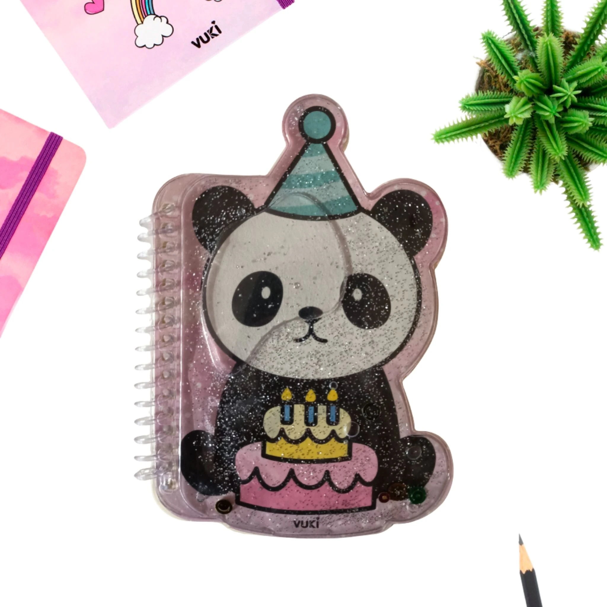 VUKİ - ŞEKİLLİ SULU DEFTER A6 (PANDA)-2/S