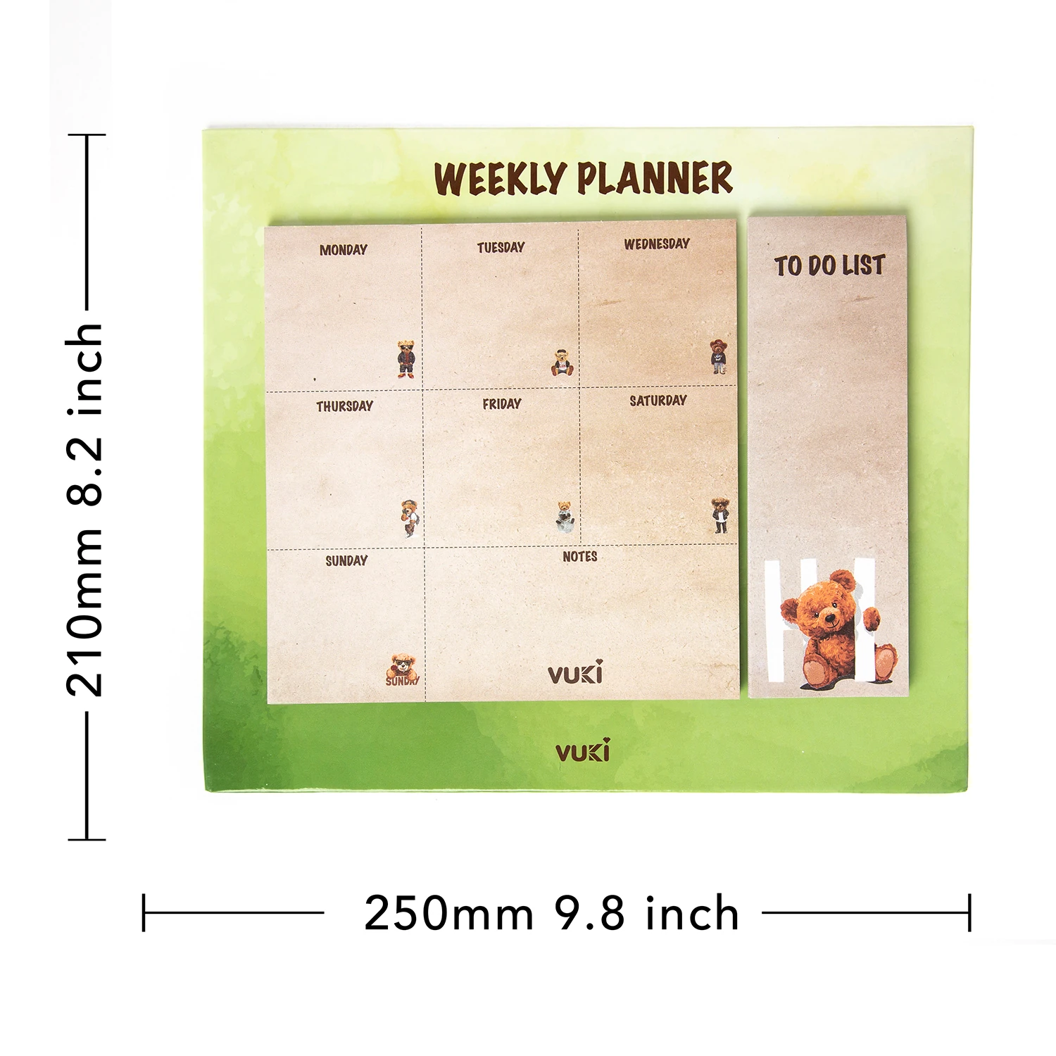 VUKİ - HAFTALIK PLANLAYICI BÜYÜK (AYI)-1/S