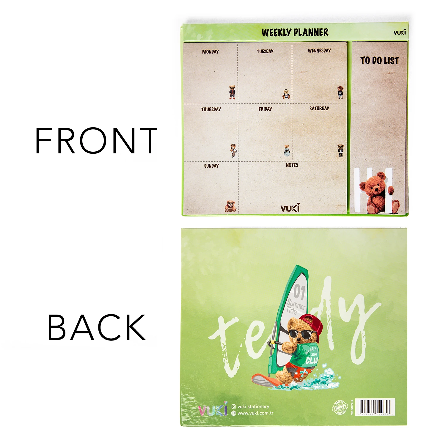 VUKİ - HAFTALIK PLANLAYICI ORTA (AYI)-1/S
