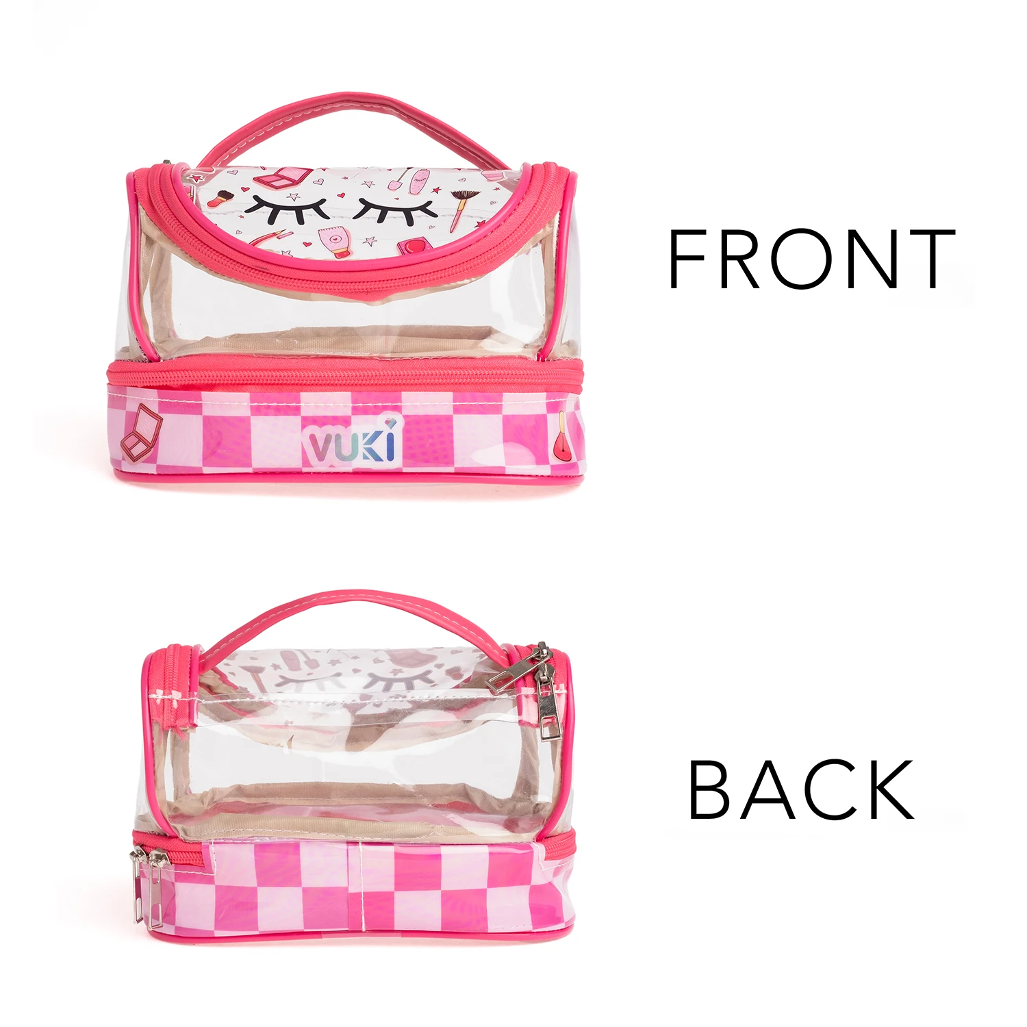 VUKİ - DESENLİ MEGA BOY KALEM ÇANTASI (KİRPİK)-1/S
