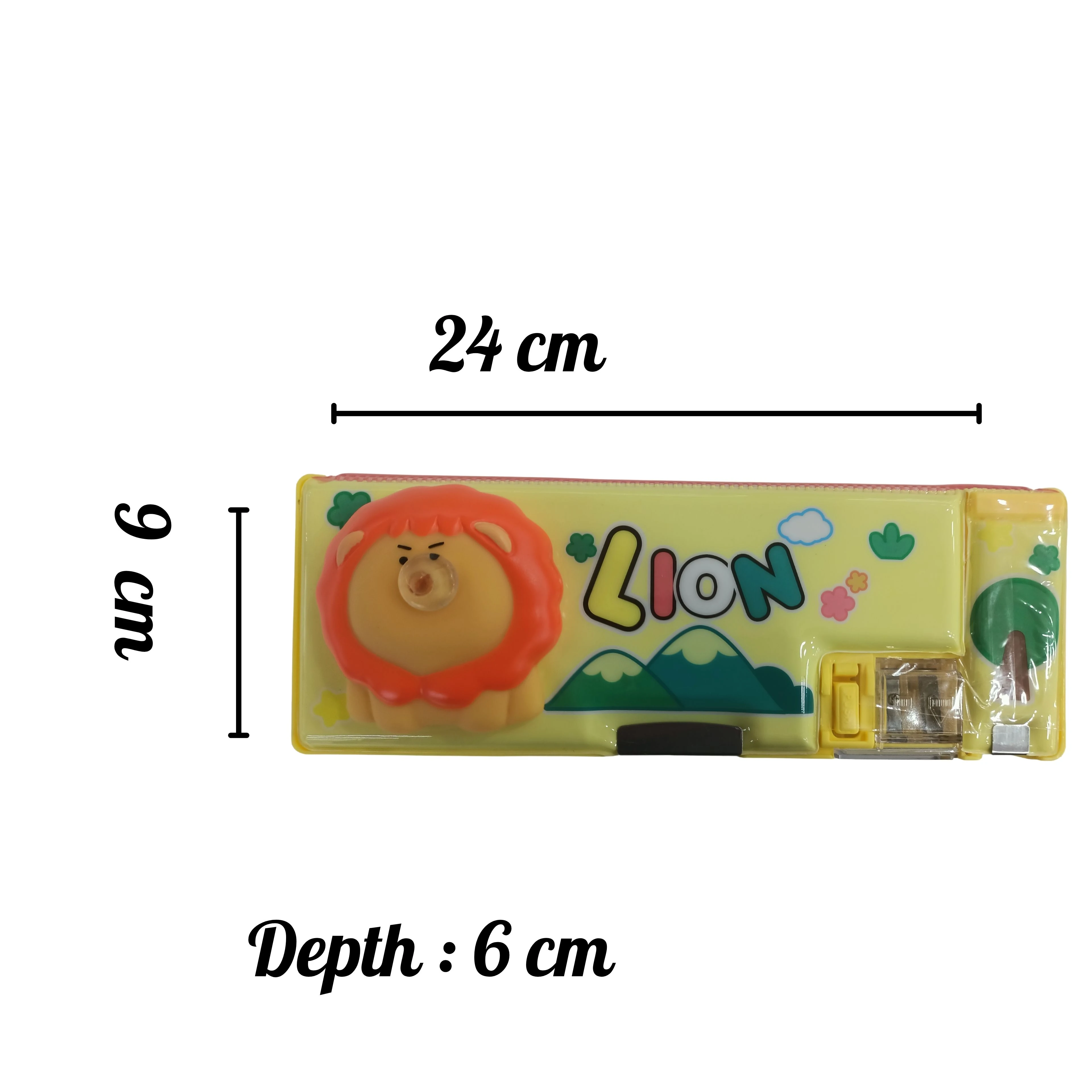 JOYLAND - FONKSİYONEL SAKIZ ŞİŞİRMELİ KALEM KUTU (HAYVANLAR)-3/S