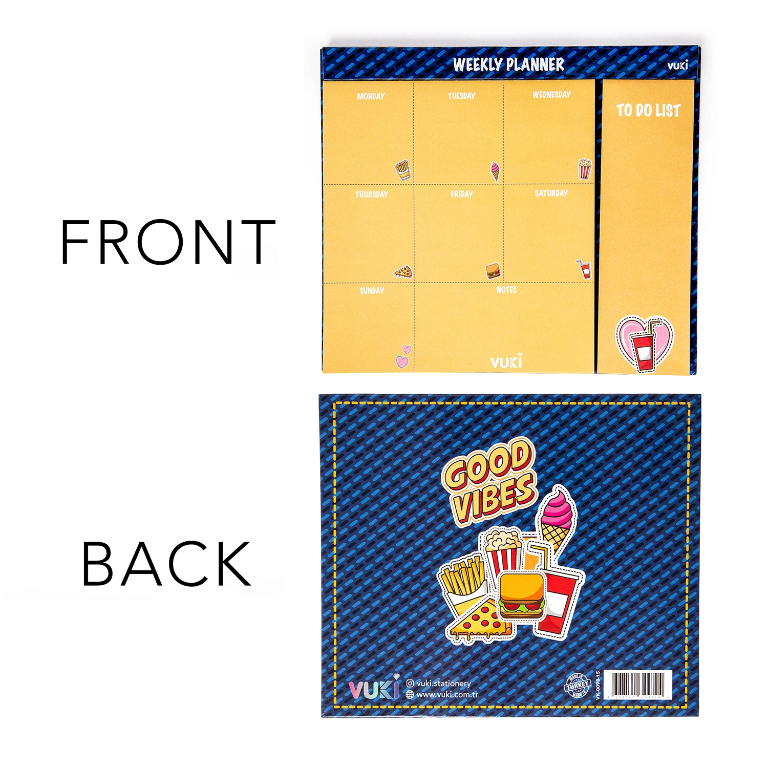 VUKİ - HAFTALIK PLANLAYICI ORTA (FAST FOOD)-1/S