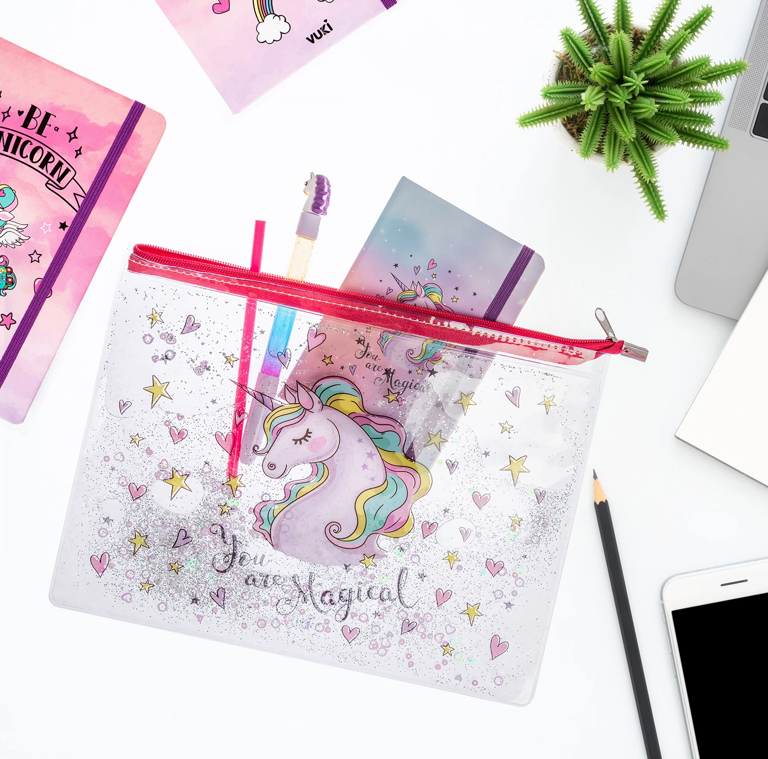 VUKİ - SULU FERM. ŞEFFAF DOSYA (A4) (UNICORN)-1/S