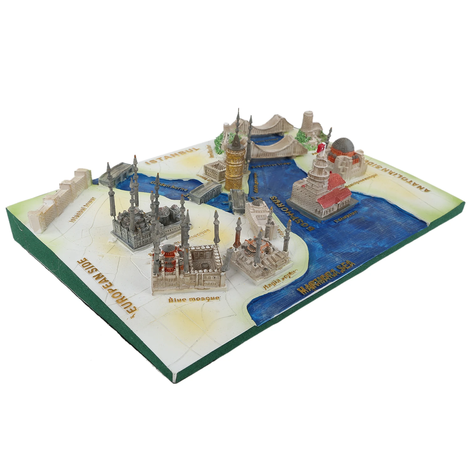 3 BOYUTLU KABARTMA HARİTA-(İSTANBUL)