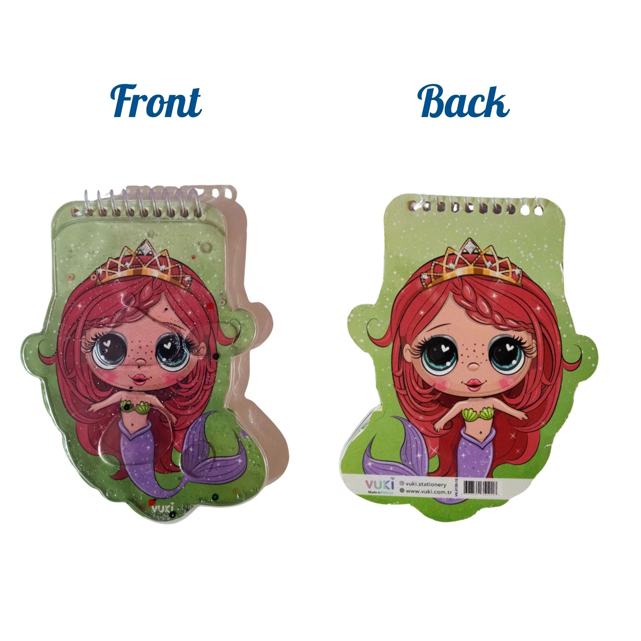 VUKİ - ŞEKİLLİ SULU DEFTER A6 (DENİZKIZI)-2/S