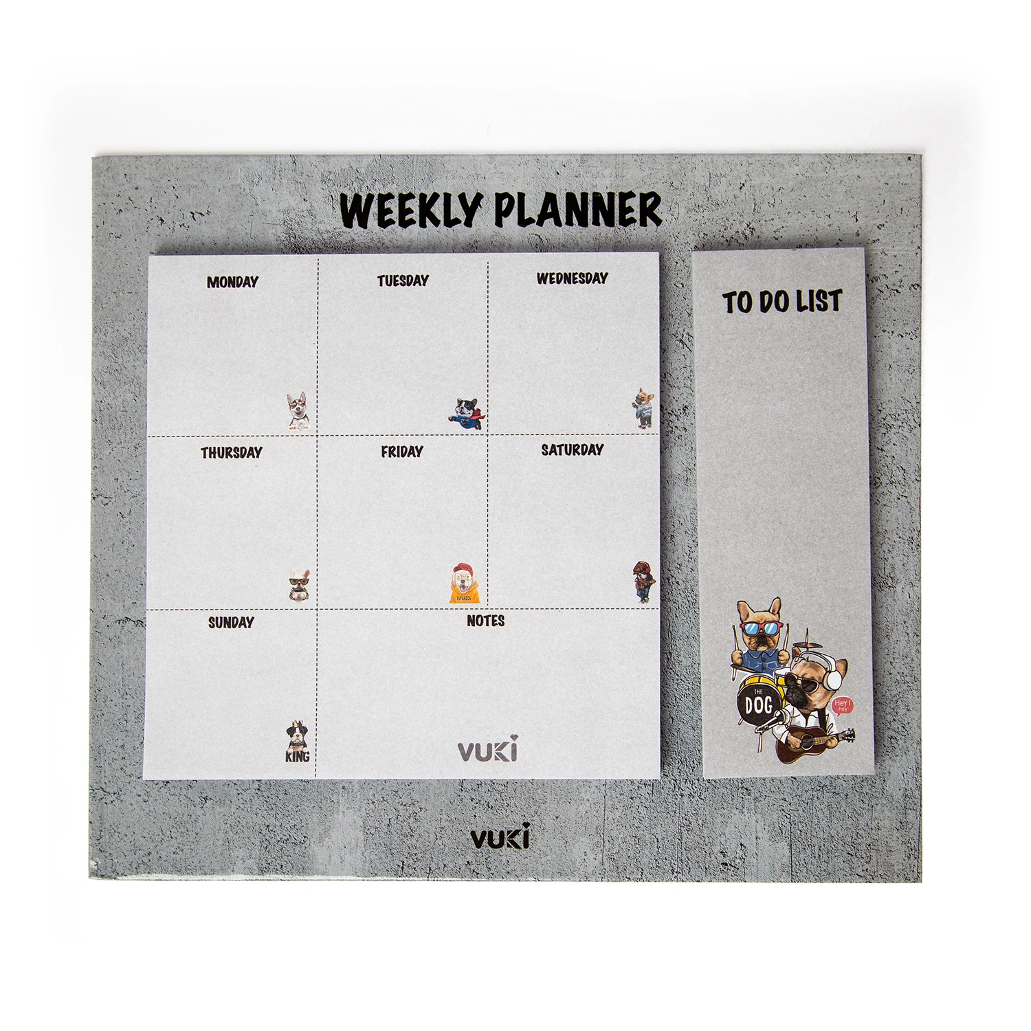 VUKİ - HAFTALIK PLANLAYICI BÜYÜK (KÖPEK)-1/S