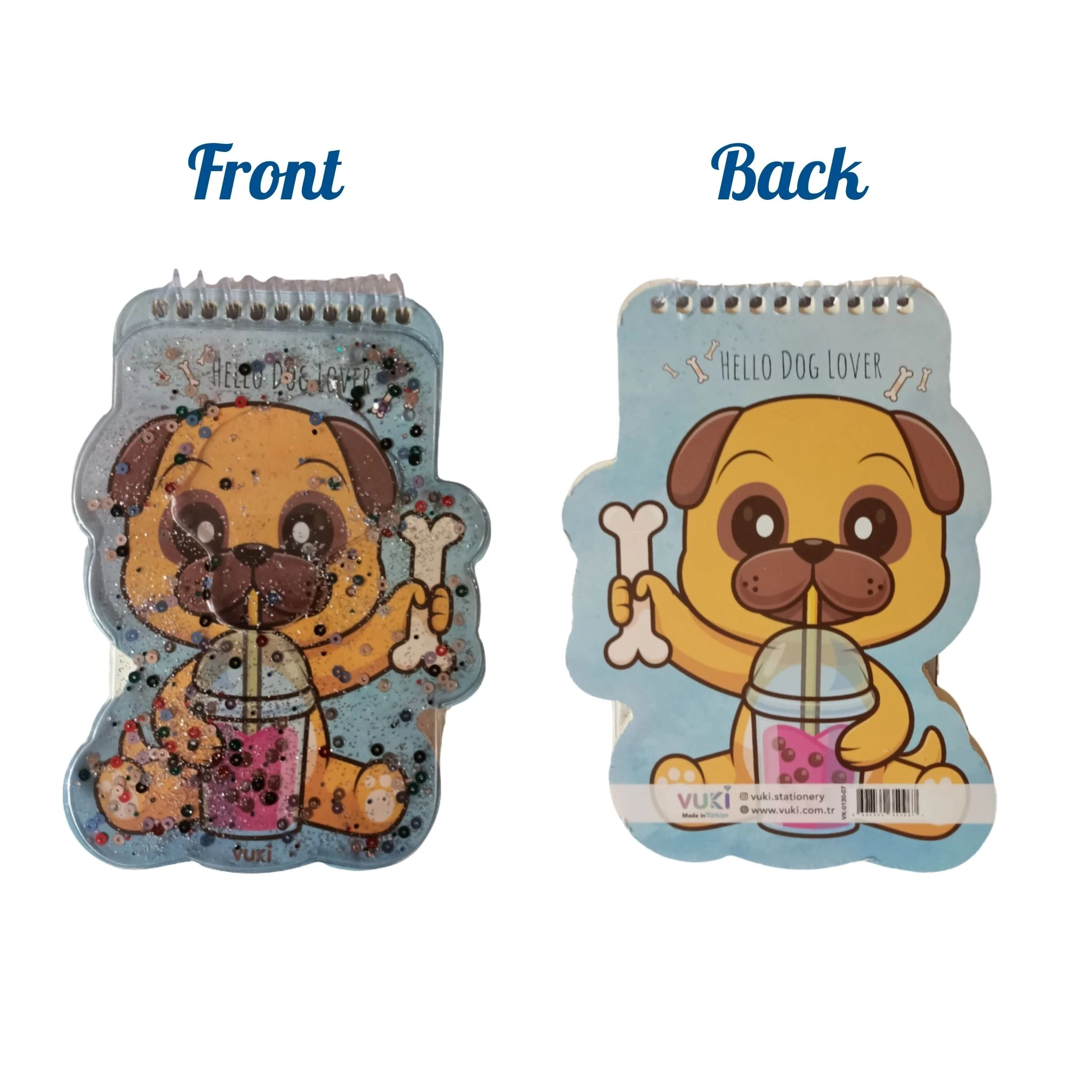 VUKİ - ŞEKİLLİ SULU DEFTER A6 (KÖPEK)-2/S