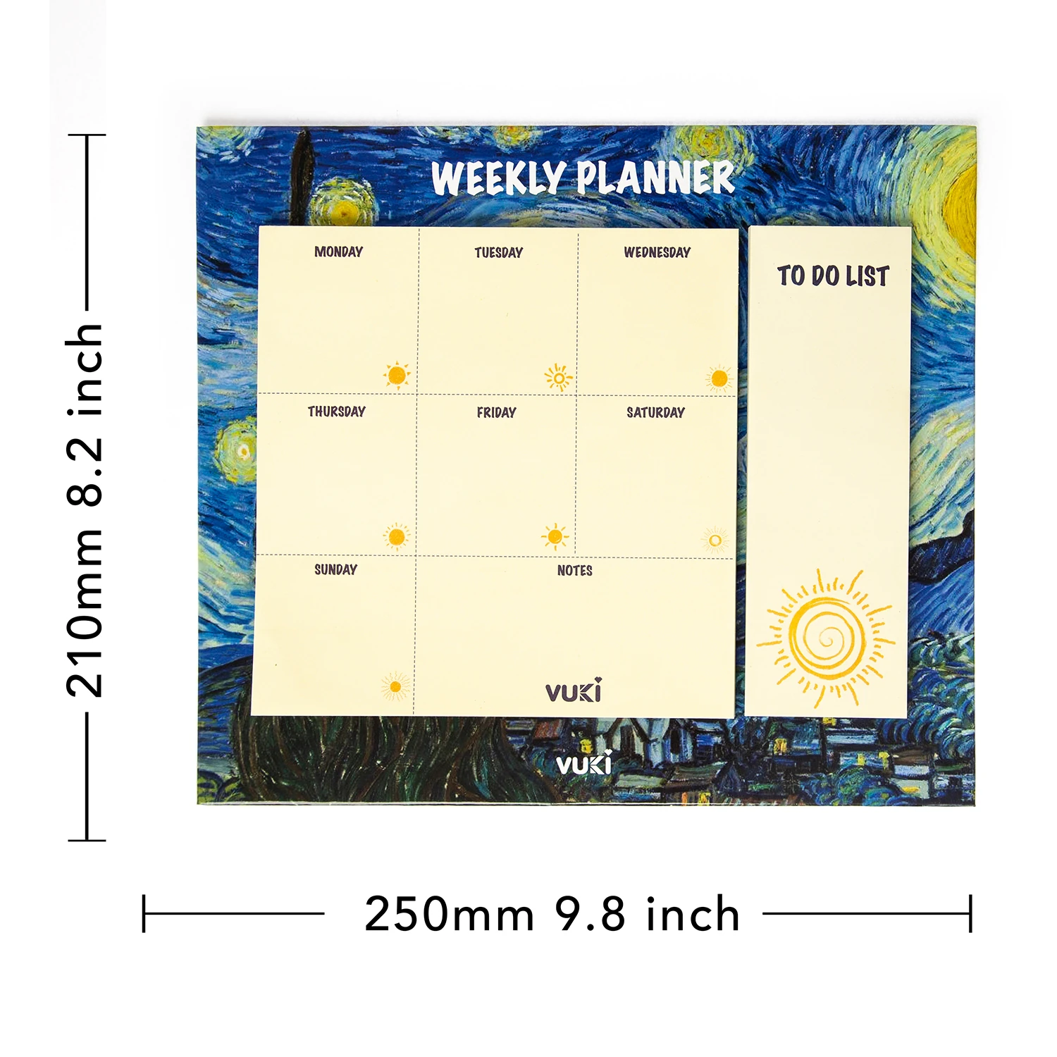 VUKİ - HAFTALIK PLANLAYICI BÜYÜK (VAN GOGH)-1/S