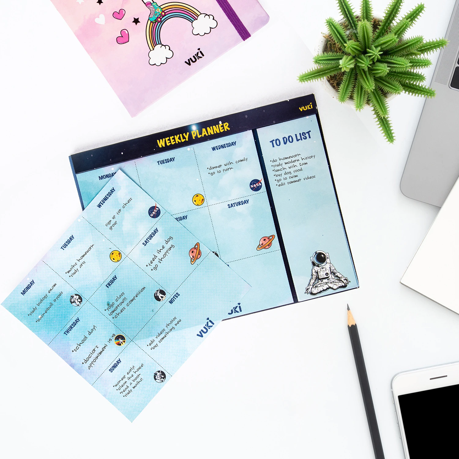 VUKİ - HAFTALIK PLANLAYICI ORTA (ASTRONOT)-1/S