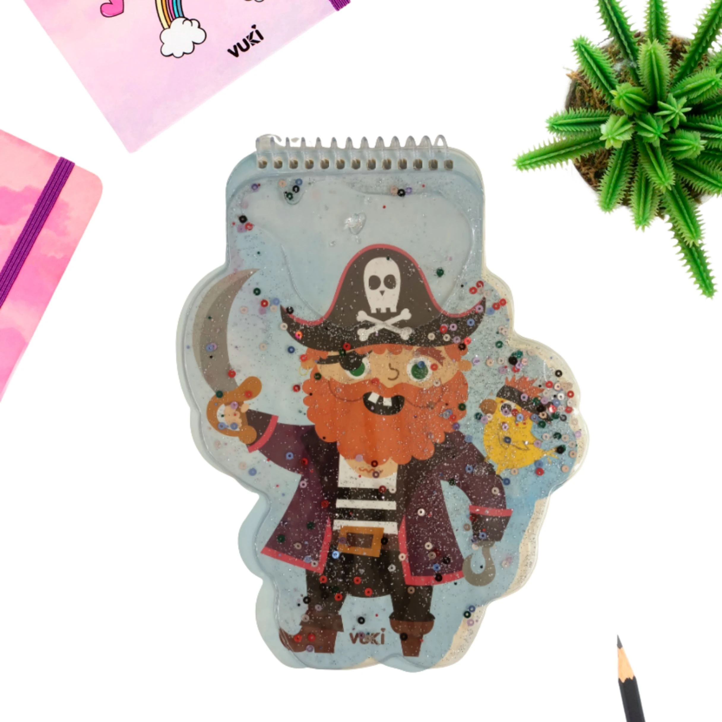 VUKİ - ŞEKİLLİ SULU DEFTER A5 (KORSAN)-2/S