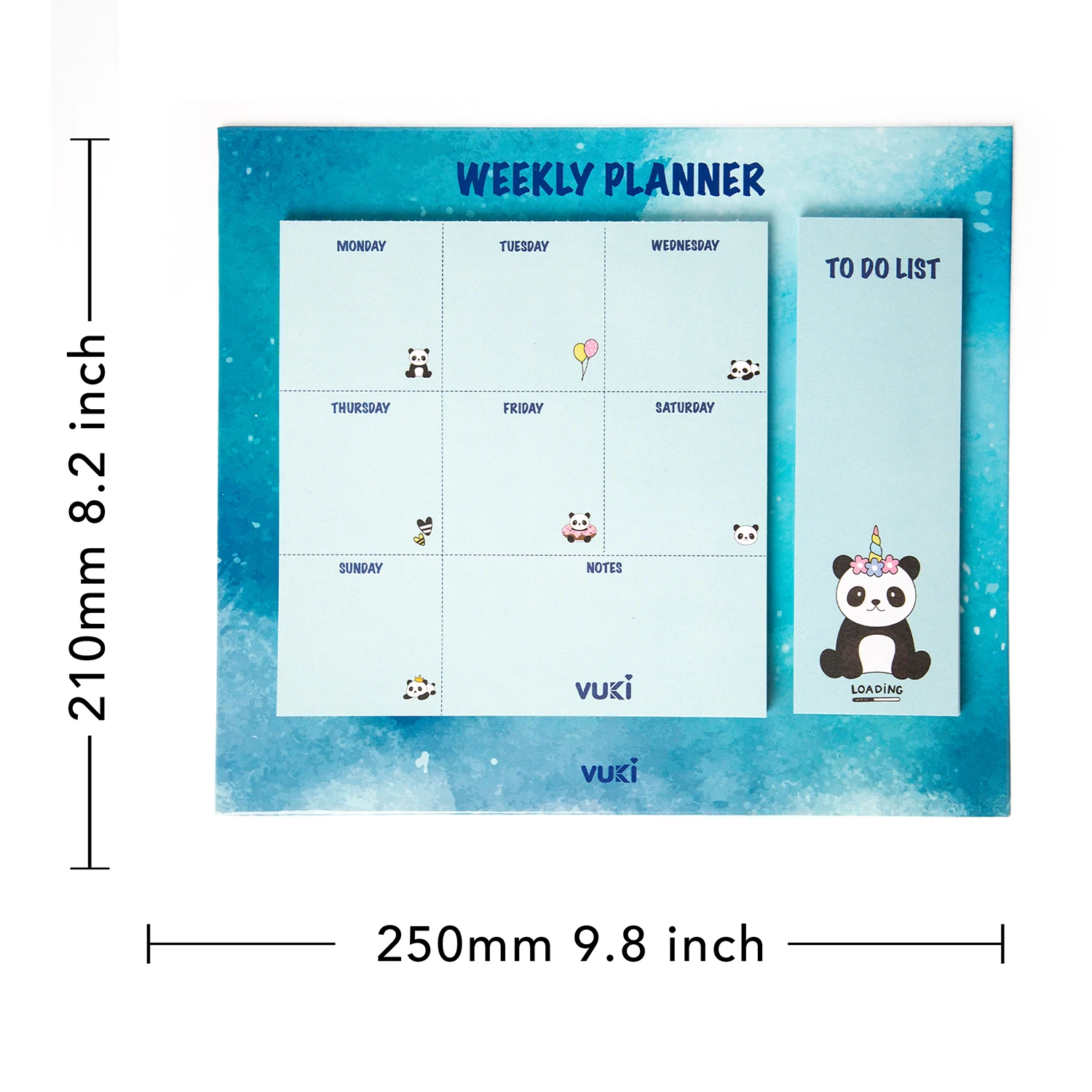 VUKİ - HAFTALIK PLANLAYICI BÜYÜK (PANDA)-1/S