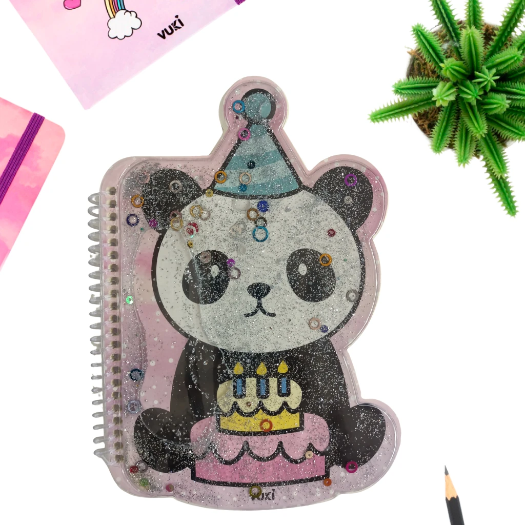 VUKİ - ŞEKİLLİ SULU DEFTER A5 (PANDA)-2/S