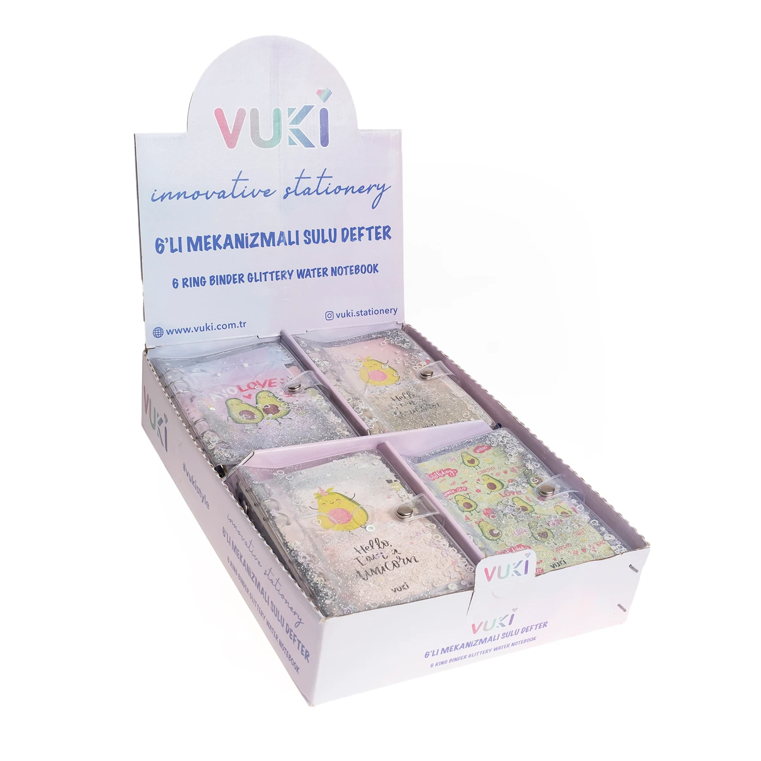 VUKİ - 6'LI MEKANİZM. SULU DEFTER (AVOKADO)-4/S