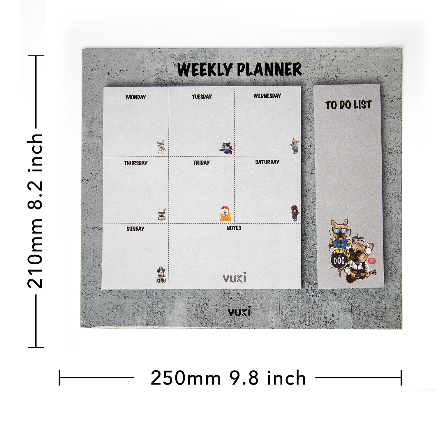 VUKİ - HAFTALIK PLANLAYICI BÜYÜK (KÖPEK)-1/S