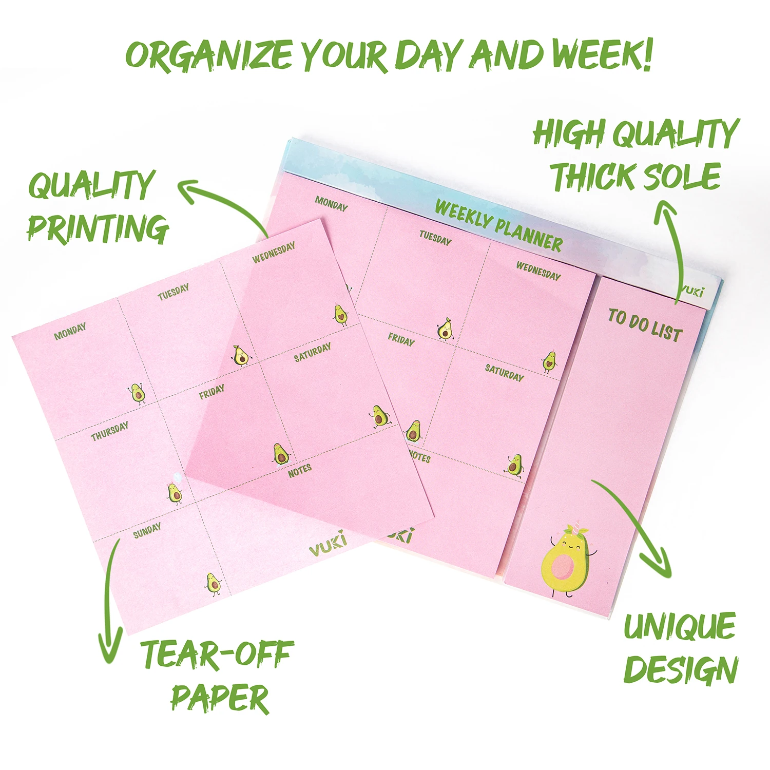 VUKİ - HAFTALIK PLANLAYICI ORTA (AVOKADO)-1/S