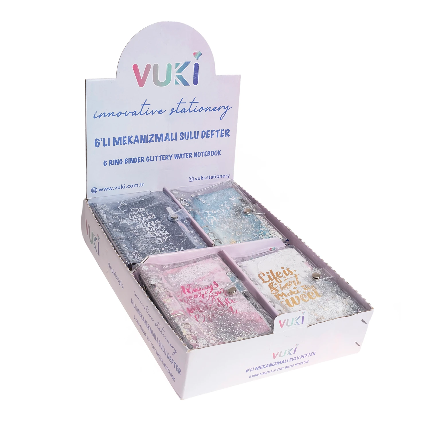 VUKİ - 6'LI MEKANİZM. SULU DEFTER (GIRL POWER)-4/S