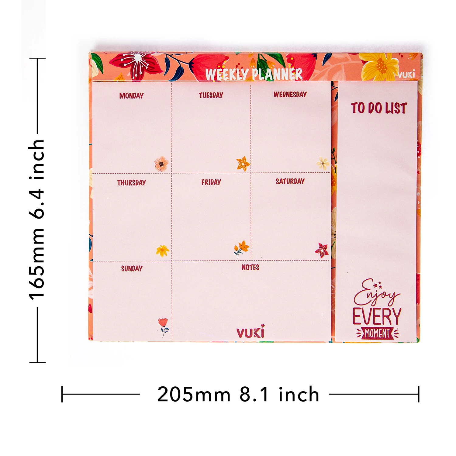 VUKİ - HAFTALIK PLANLAYICI ORTA (ÇİÇEK)-1/S