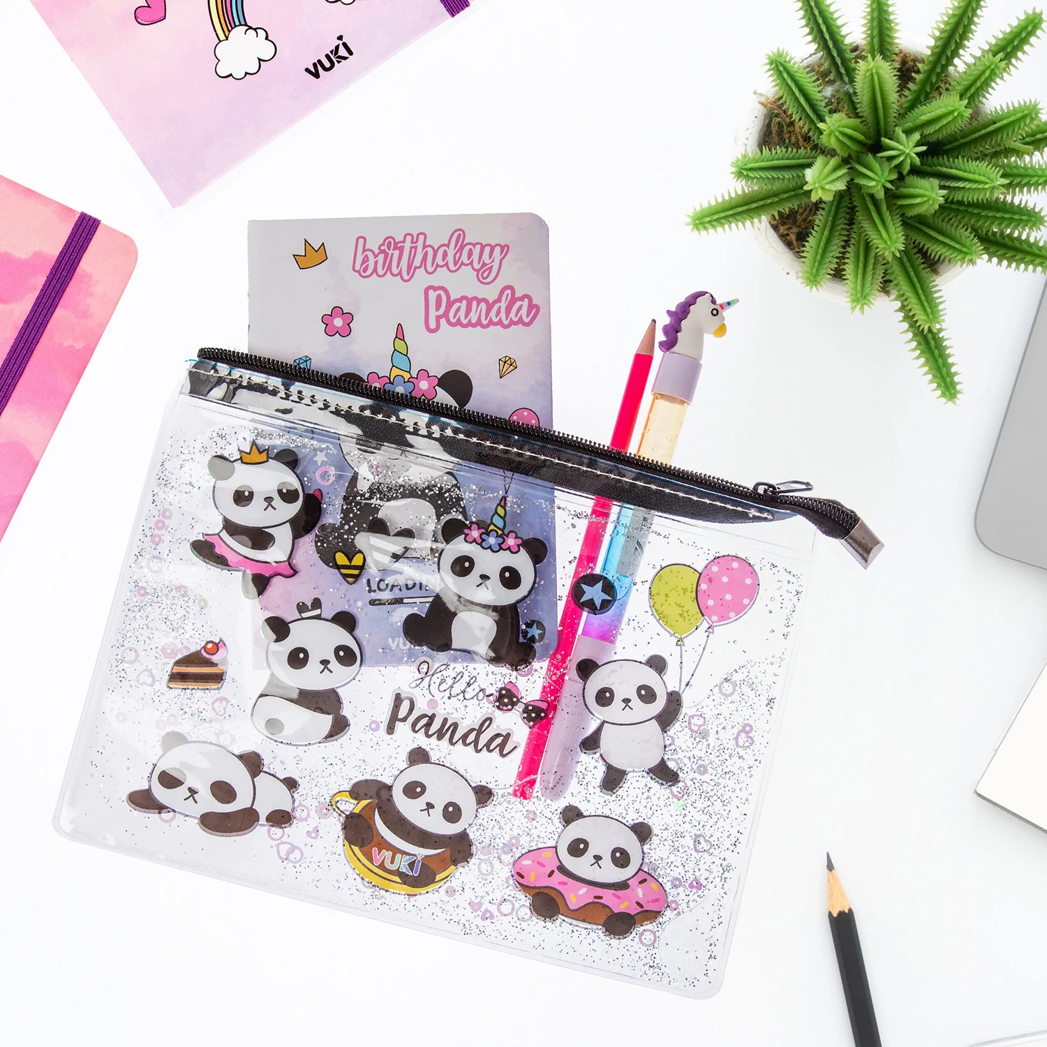 VUKİ - SULU FERM. ŞEFFAF DOSYA (A5) (PANDA)-1/S