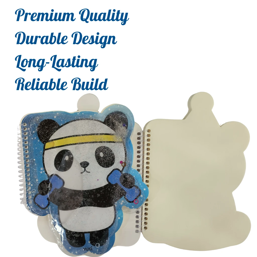 VUKİ - ŞEKİLLİ SULU DEFTER A5 (PANDA)-2/S