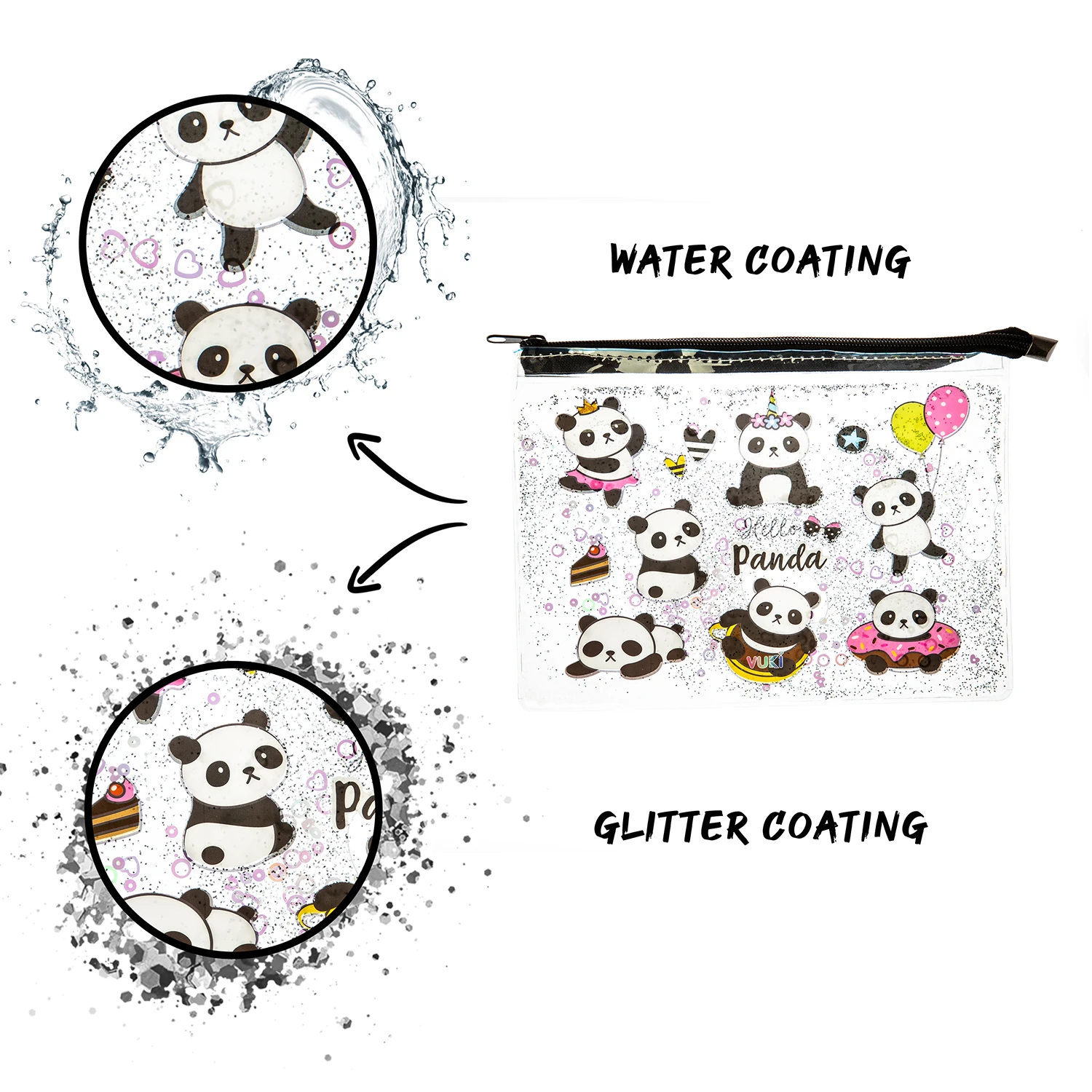 VUKİ - SULU FERM. ŞEFFAF DOSYA (A4) (PANDA)-1/S