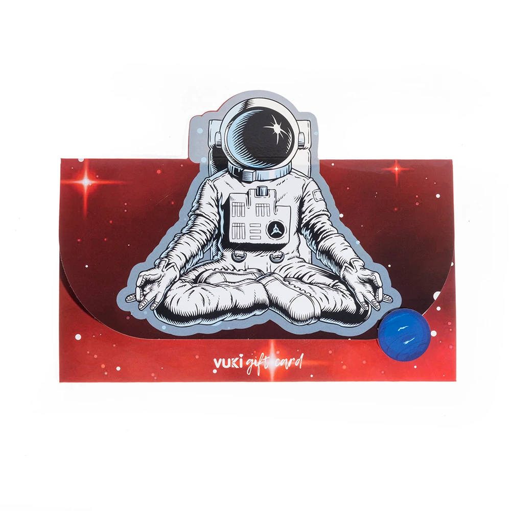 VUKİ - ŞEKİLLİ HEDİYE KARTI (ASTRONOT)-6/S