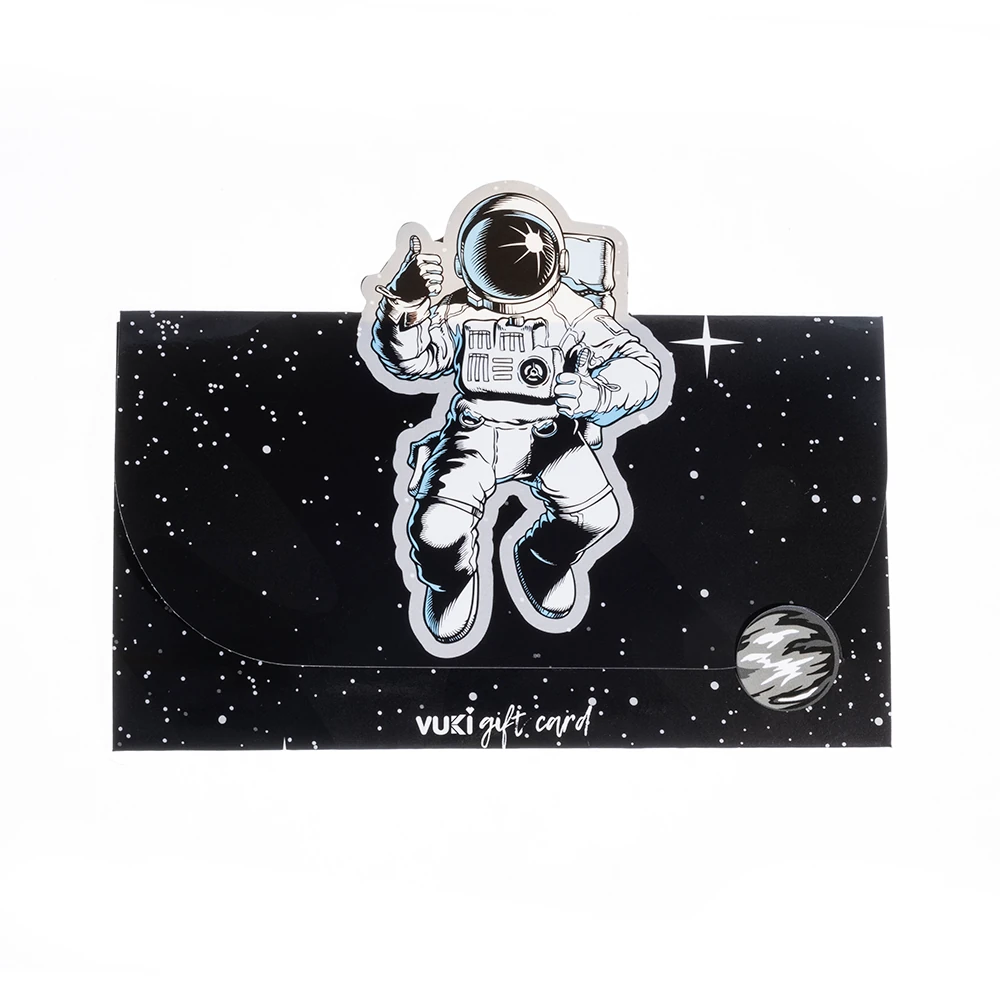 VUKİ - ŞEKİLLİ HEDİYE KARTI (ASTRONOT)-6/S
