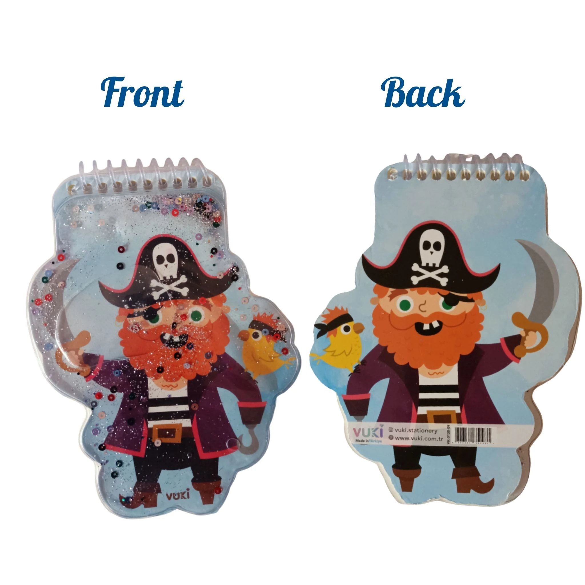 VUKİ - ŞEKİLLİ SULU DEFTER A6 (KORSAN)-2/S