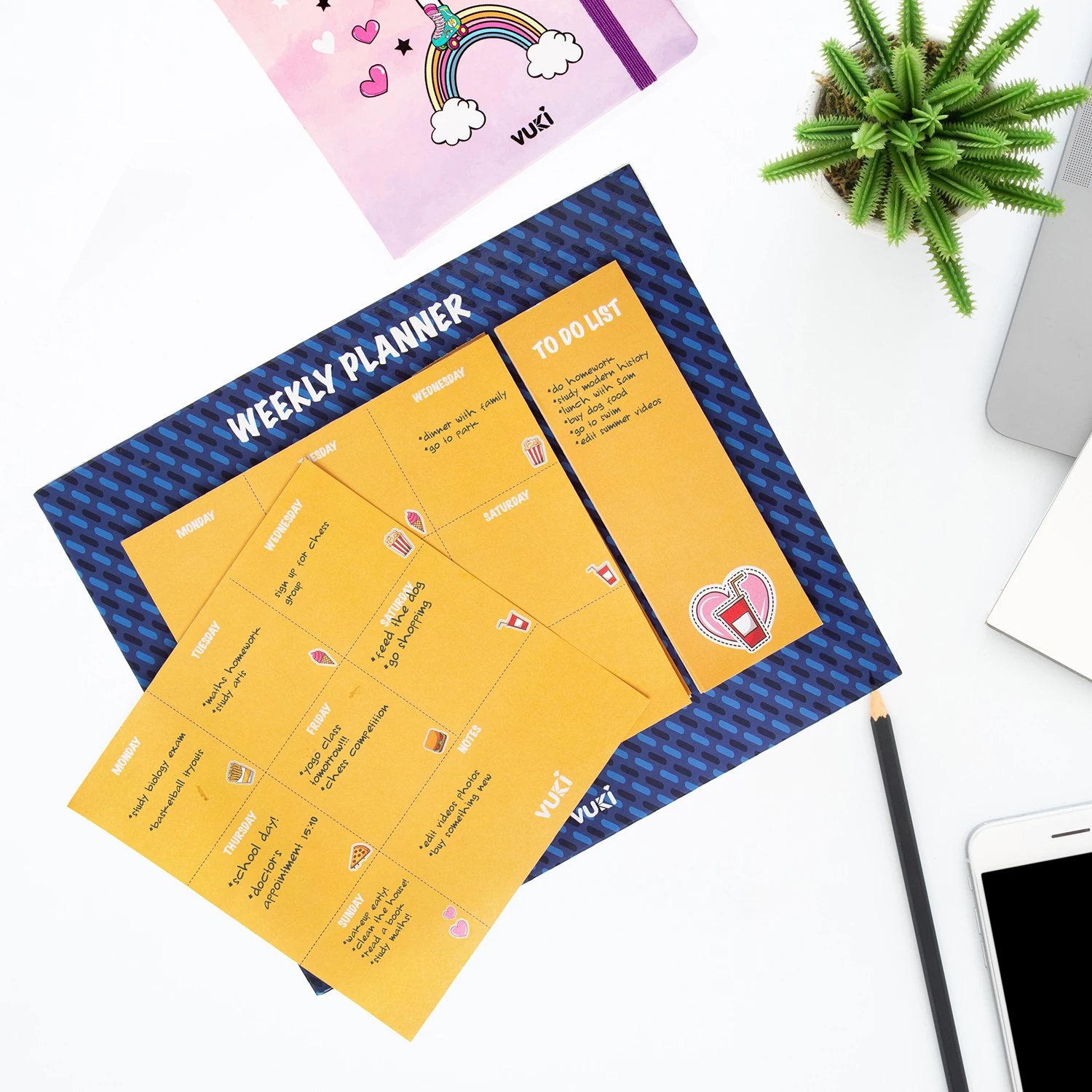 VUKİ - HAFTALIK PLANLAYICI BÜYÜK (FAST FOOD)-1/S