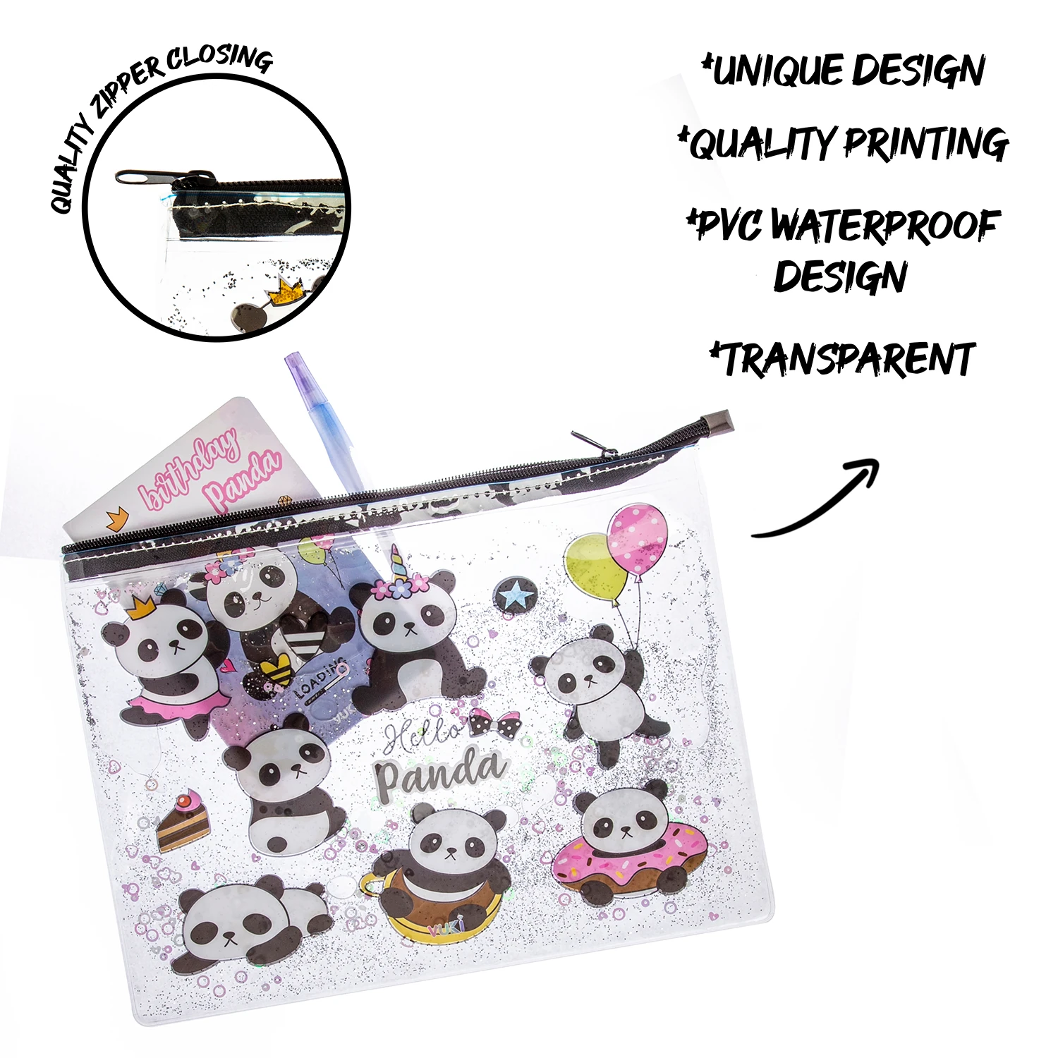 VUKİ - SULU FERM. ŞEFFAF DOSYA (A4) (PANDA)-1/S