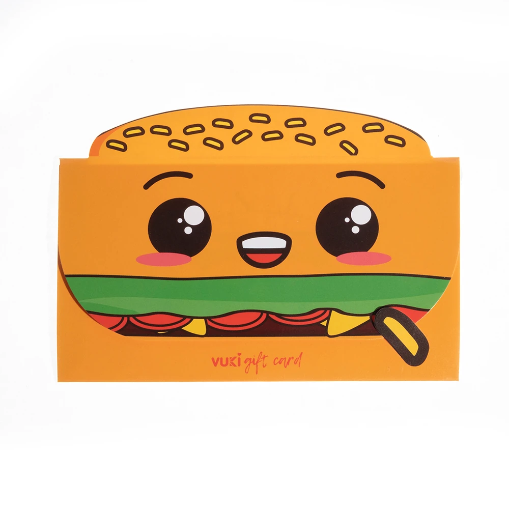 VUKİ - ŞEKİLLİ HEDİYE KARTI (YİYECEK)-6/S