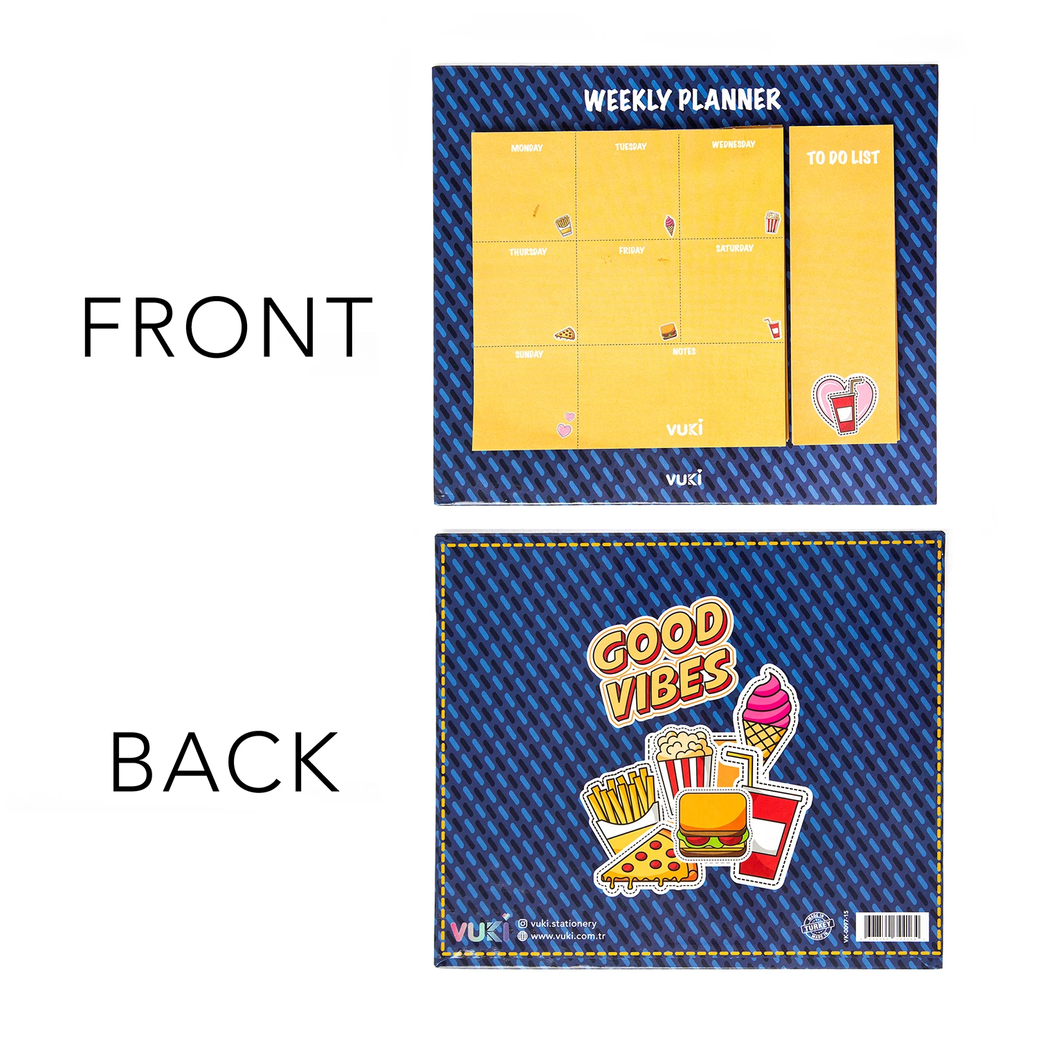 VUKİ - HAFTALIK PLANLAYICI BÜYÜK (FAST FOOD)-1/S