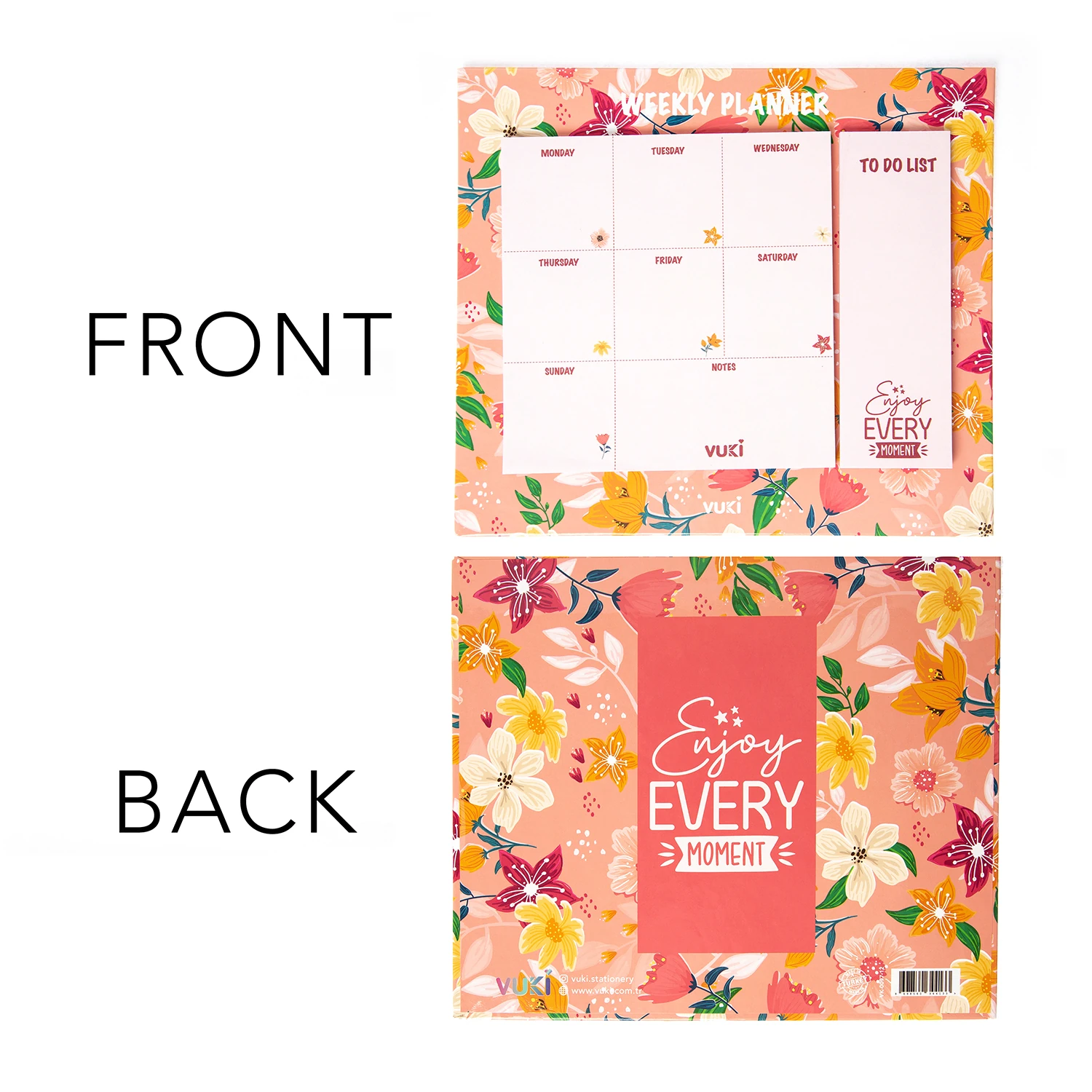 VUKİ - HAFTALIK PLANLAYICI BÜYÜK (ÇİÇEK)-1/S