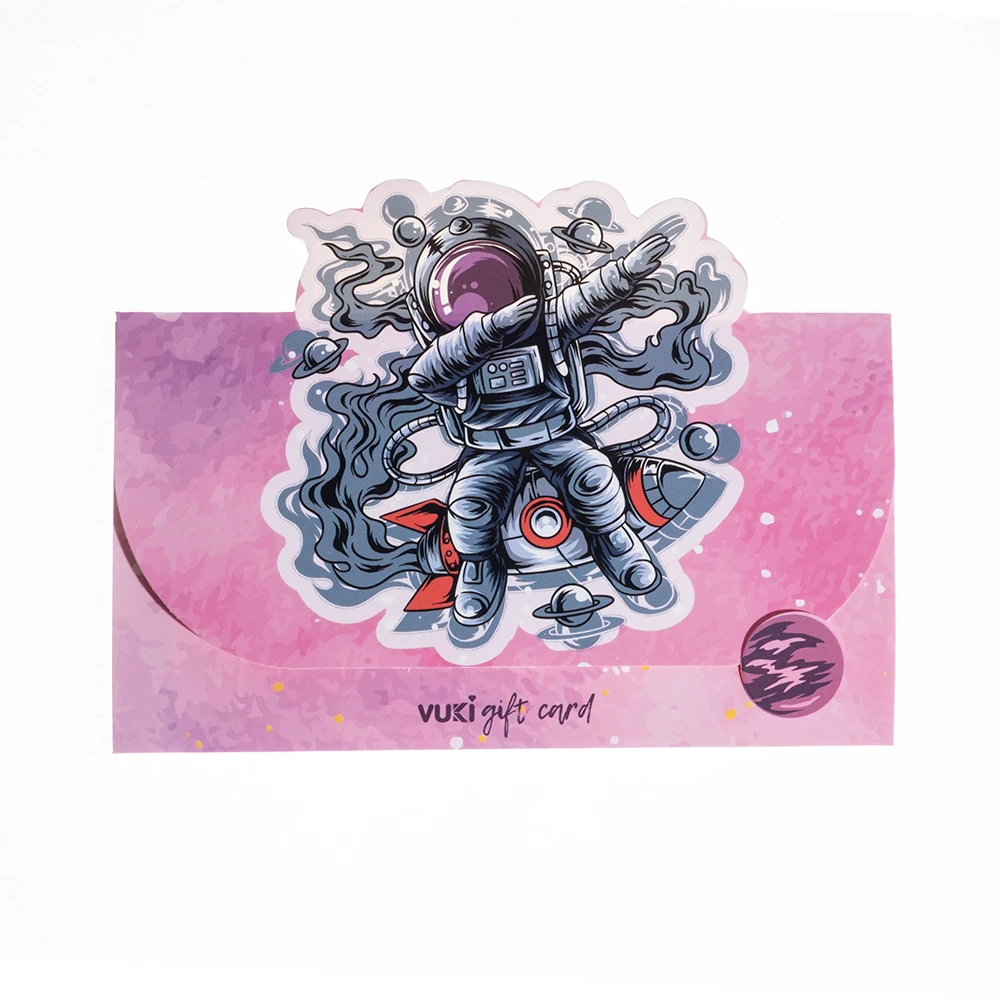 VUKİ - ŞEKİLLİ HEDİYE KARTI (ASTRONOT)-6/S