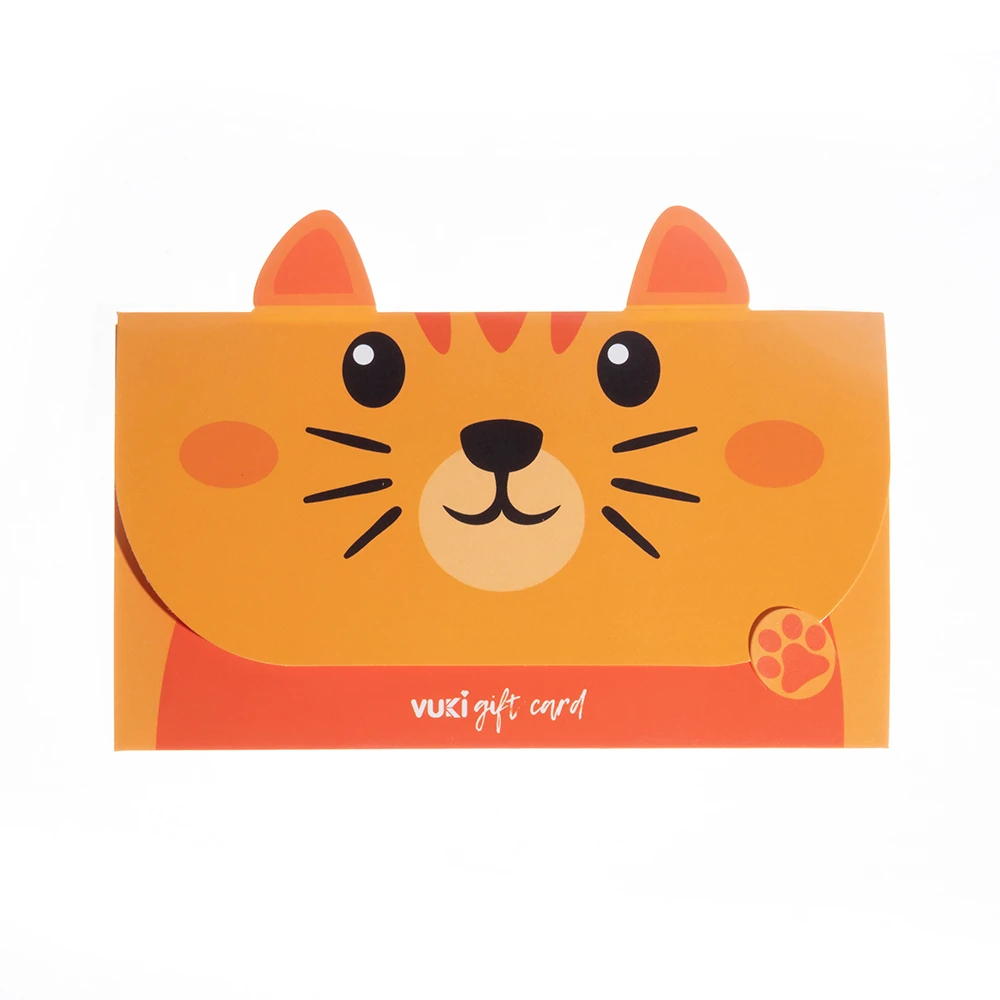 VUKİ - ŞEKİLLİ HEDİYE KARTI (HAYVANLAR)-6/S