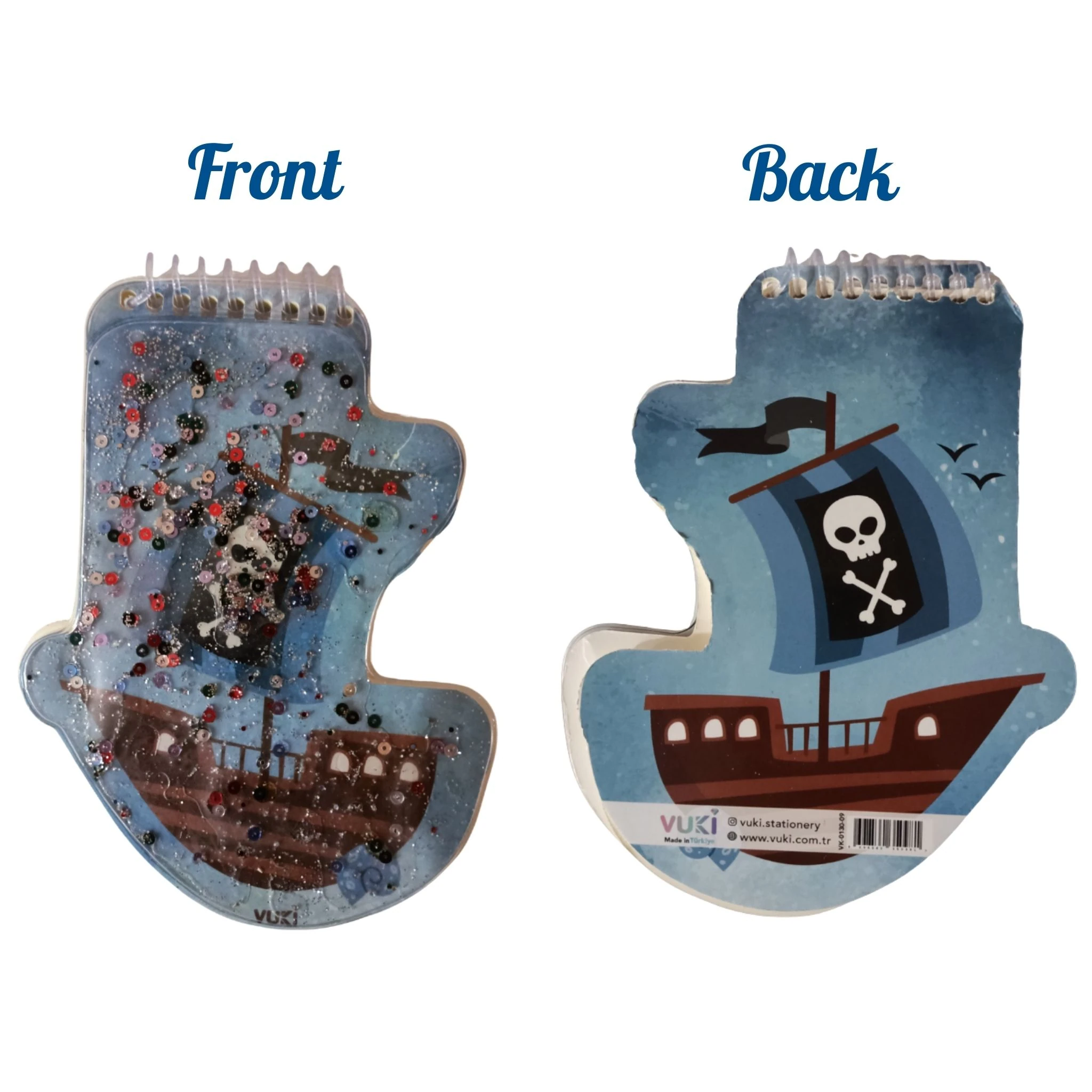 VUKİ - ŞEKİLLİ SULU DEFTER A6 (KORSAN)-2/S