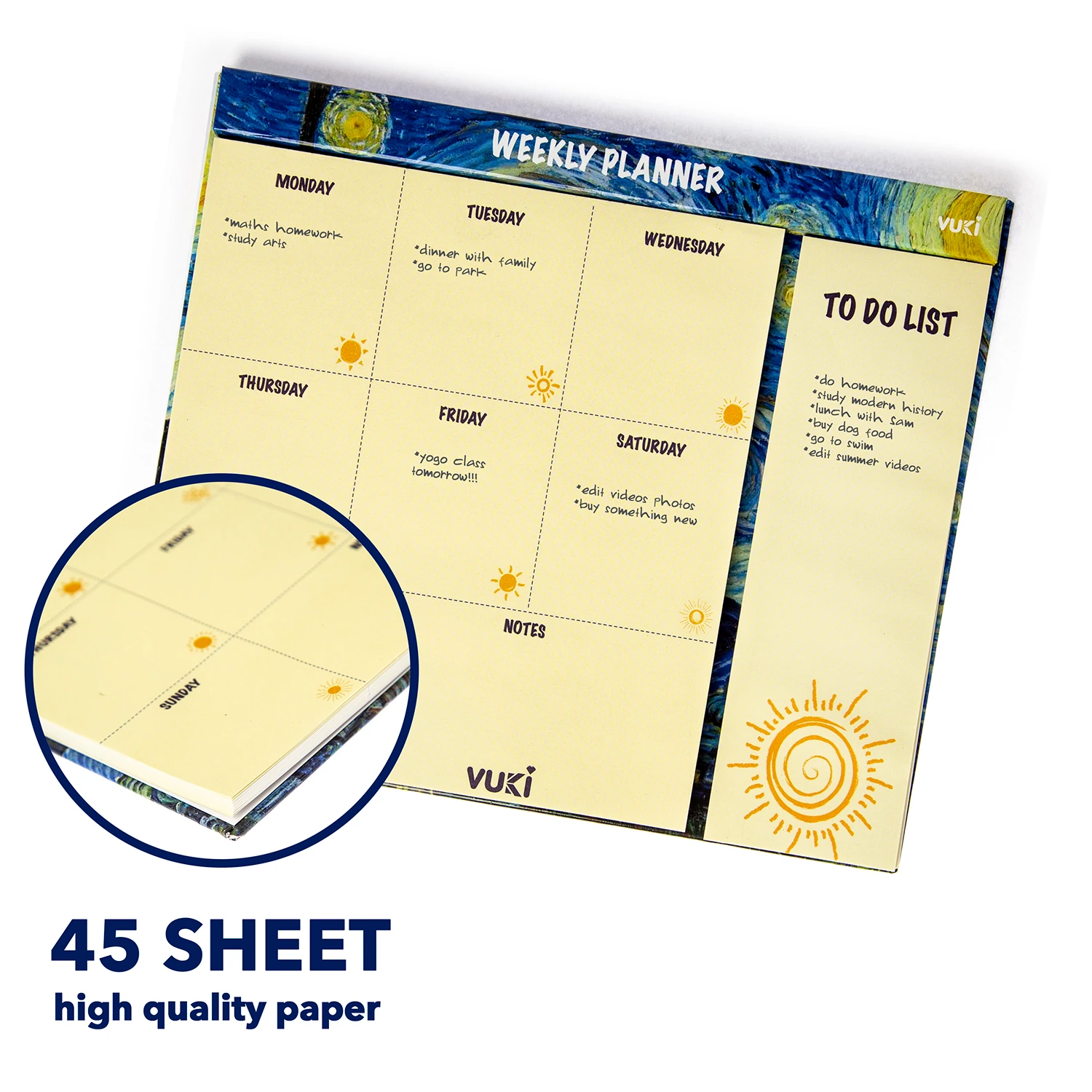 VUKİ - HAFTALIK PLANLAYICI ORTA (VAN GOGH)-1/S
