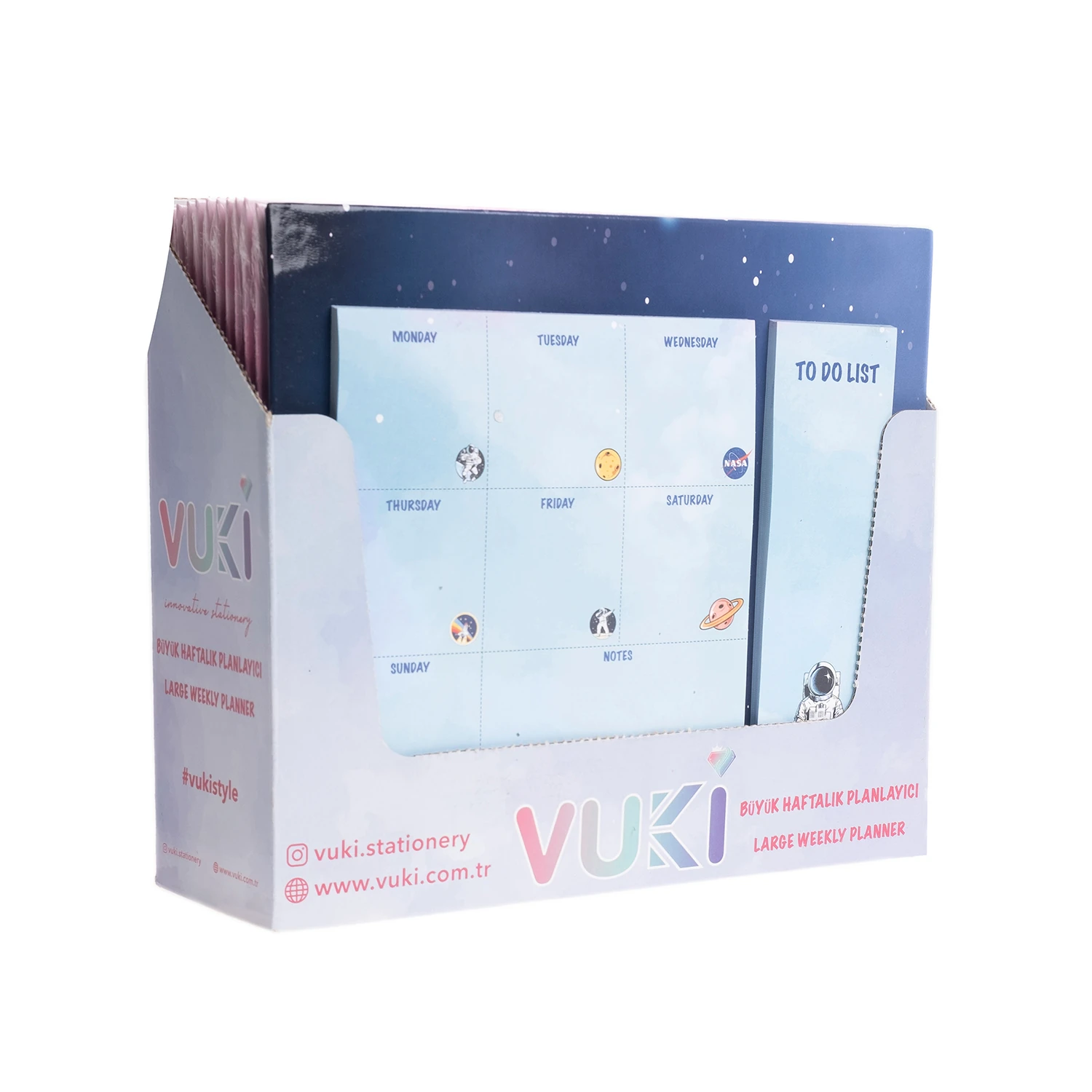 VUKİ - HAFTALIK PLANLAYICI BÜYÜK (ASTRONOT)-1/S
