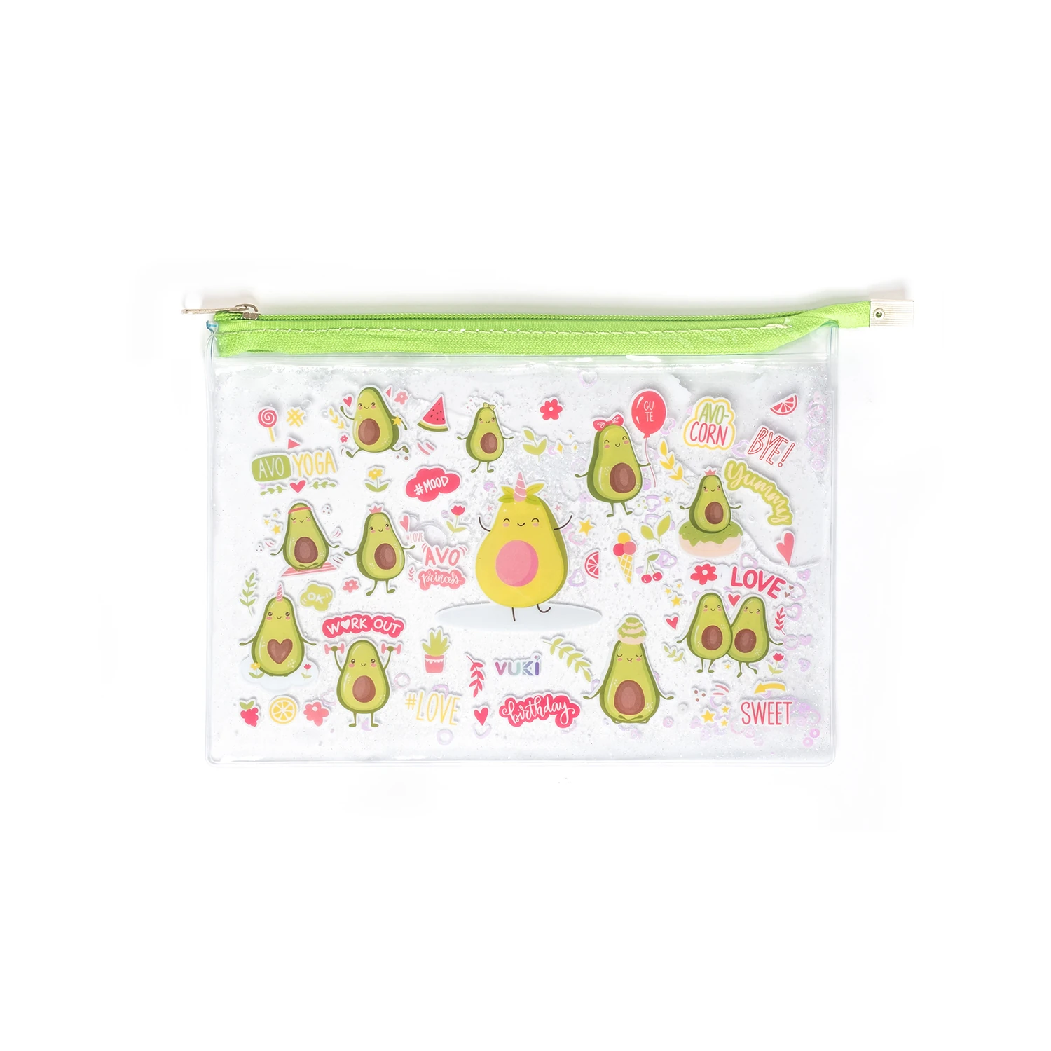 VUKİ - SULU FERM. ŞEFFAF DOSYA (A5) (AVOKADO)-1/S